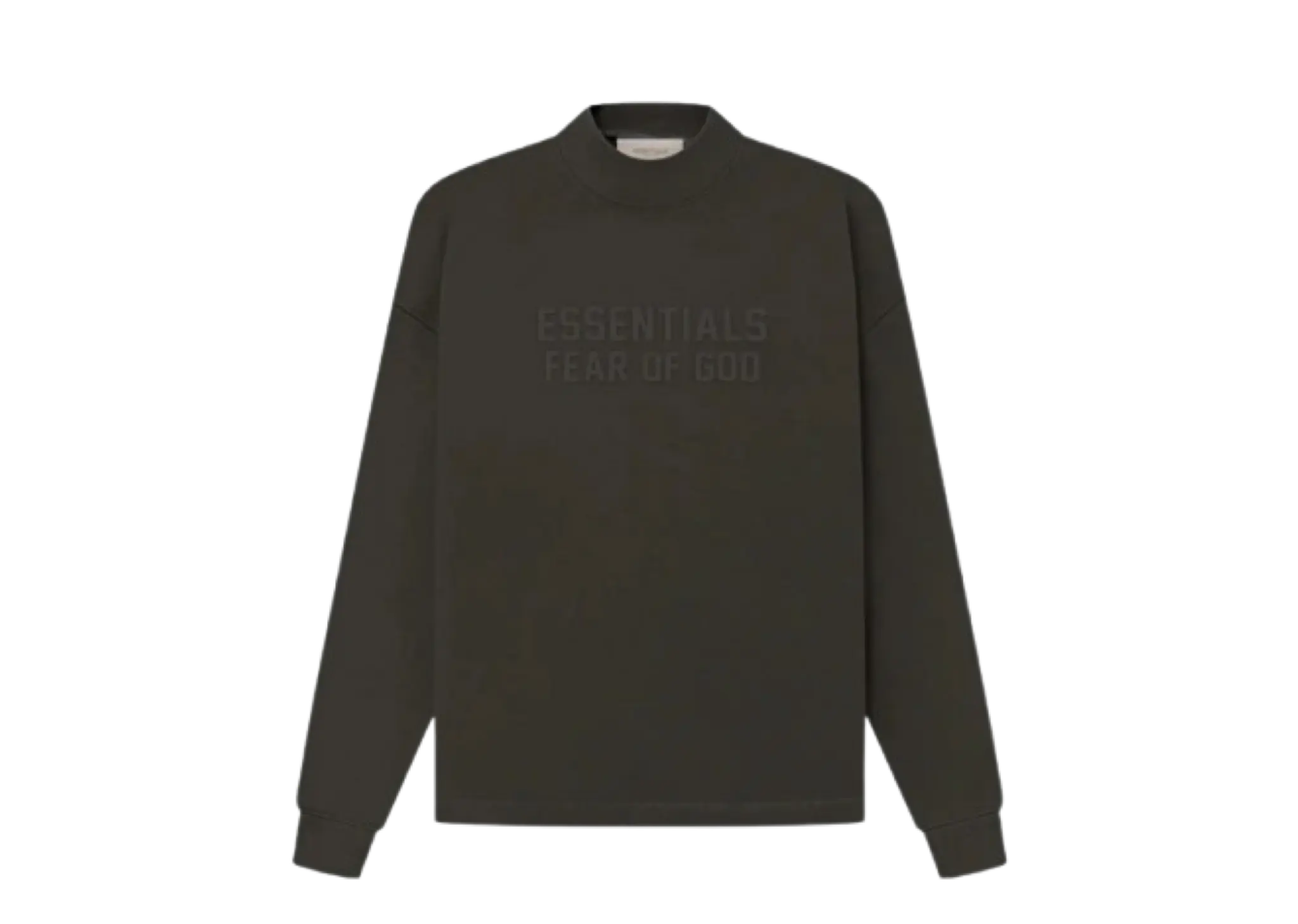 Fear of God Essentials SS23 Relaxed Crewneck Logo Sweater Off-Black