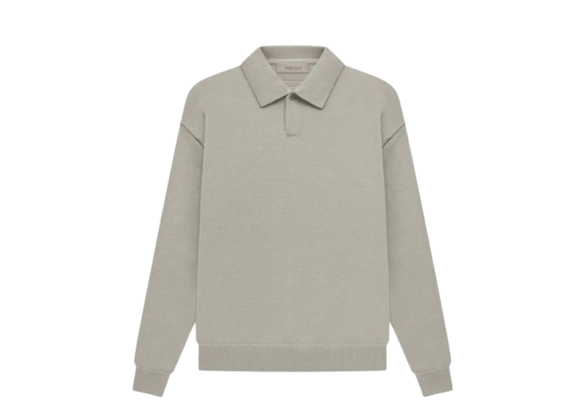 Fear of God Essentials SS23 Knit Long Sleeve Polo Shirt Seal