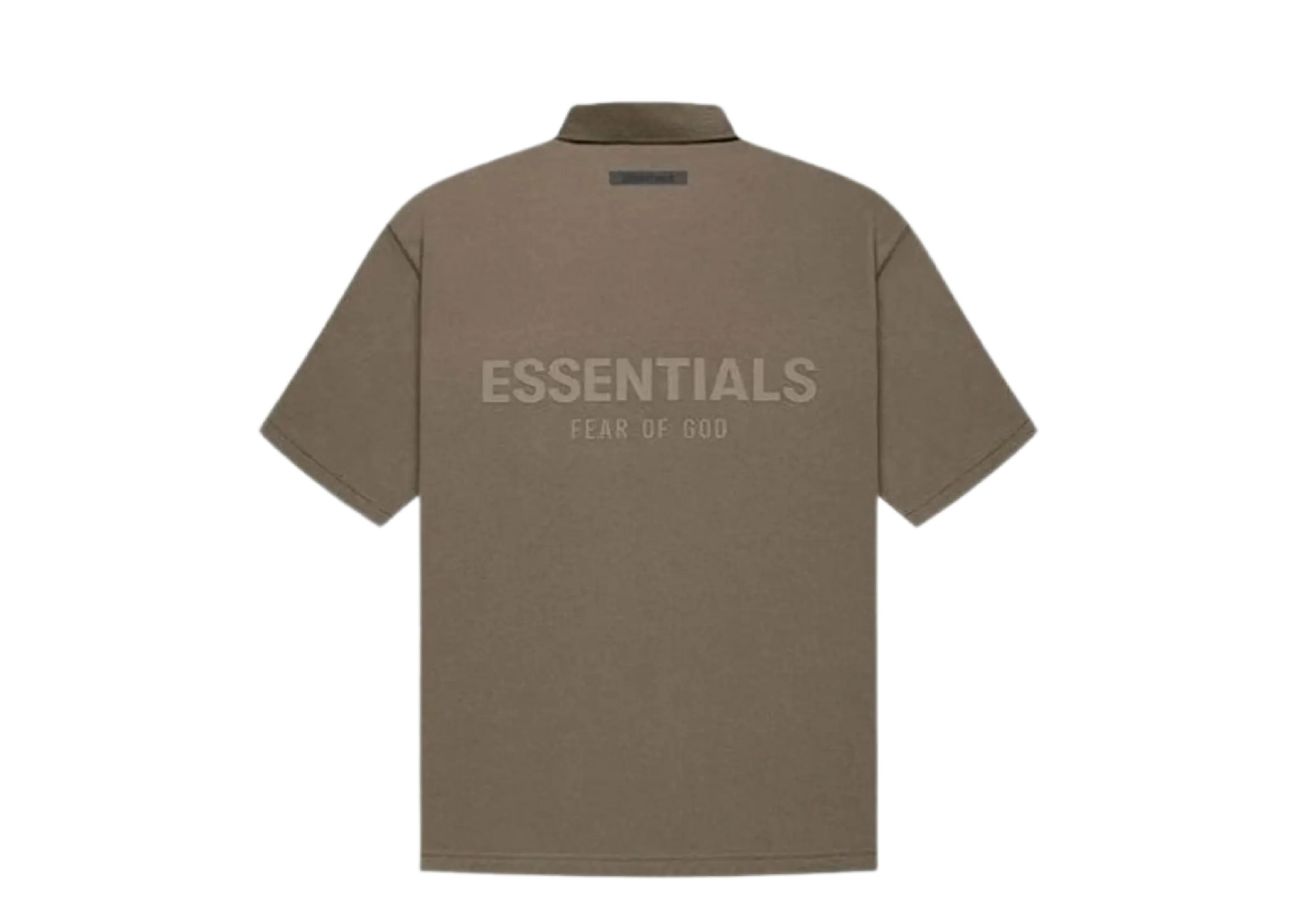 Fear of God Essentials FW21 Logo Polo Shirt Harvest - photo 2
