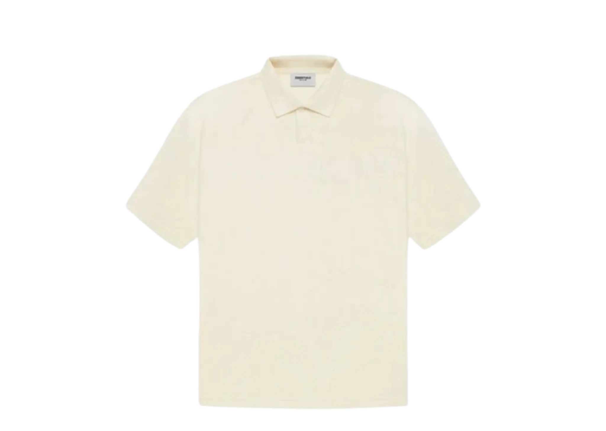 Fear of God Essentials SS21 Polo Shirt Buttercream