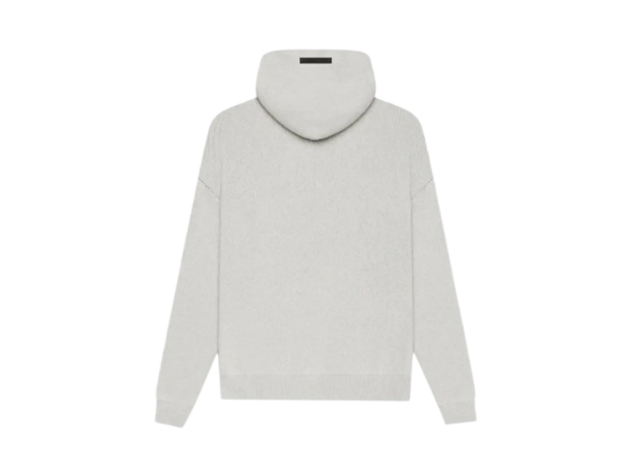 Fear of God Essentials SS21 Knit Hoodie Light Heather Oatmeal - photo 2