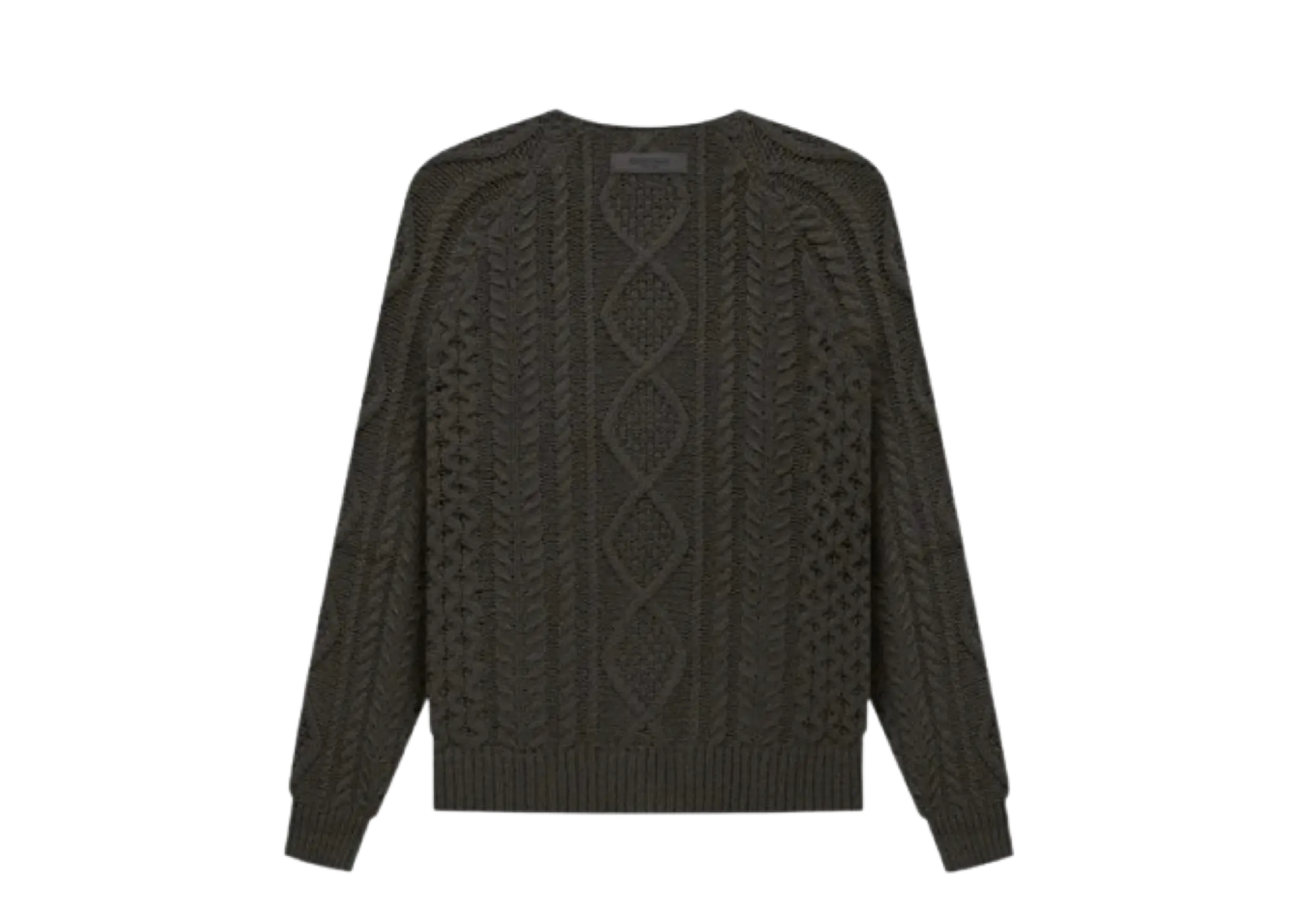 Fear of God Essentials FW22 Cable Knit Off Black - photo 2