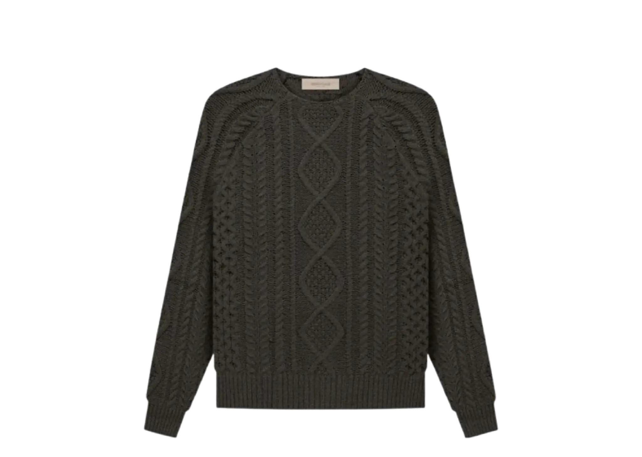 Fear of God Essentials FW22 Cable Knit Off Black