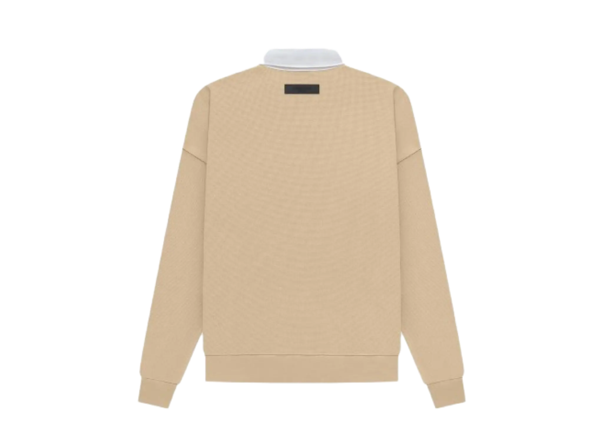 Fear of God Essentials SS23 Waffle Long Sleeve Polo Shirt Sand - photo 2