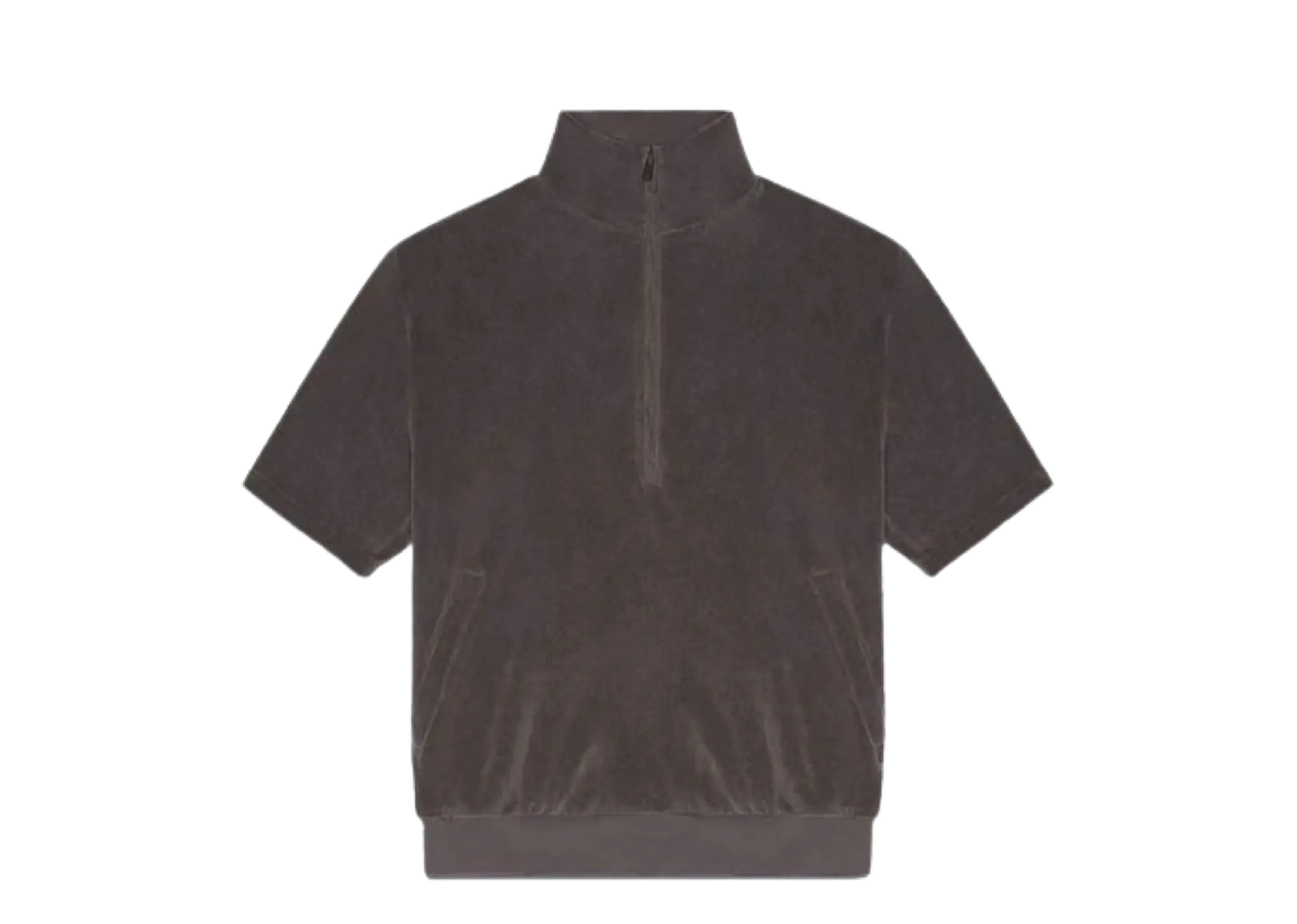 Fear of God Essentials Drop2 SS23 Half Zip Sweatshirt Off Black