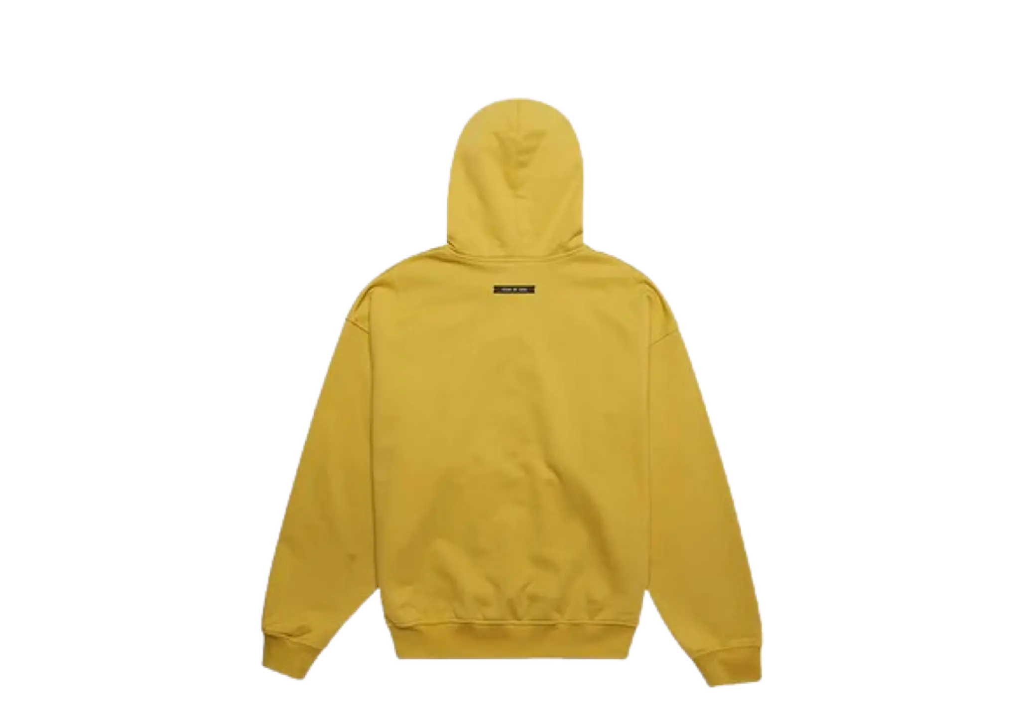 Fear of God Essentials Everyday Henley hooded Button Unisex Yellow - photo 2