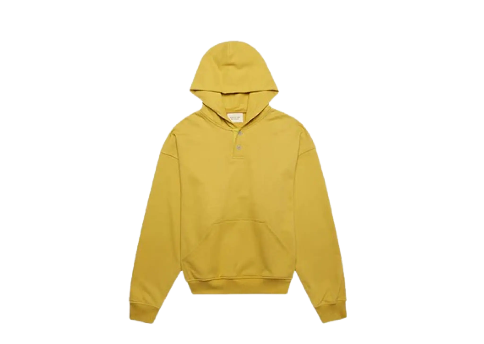 Fear of God Essentials Everyday Henley hooded Button Unisex Yellow