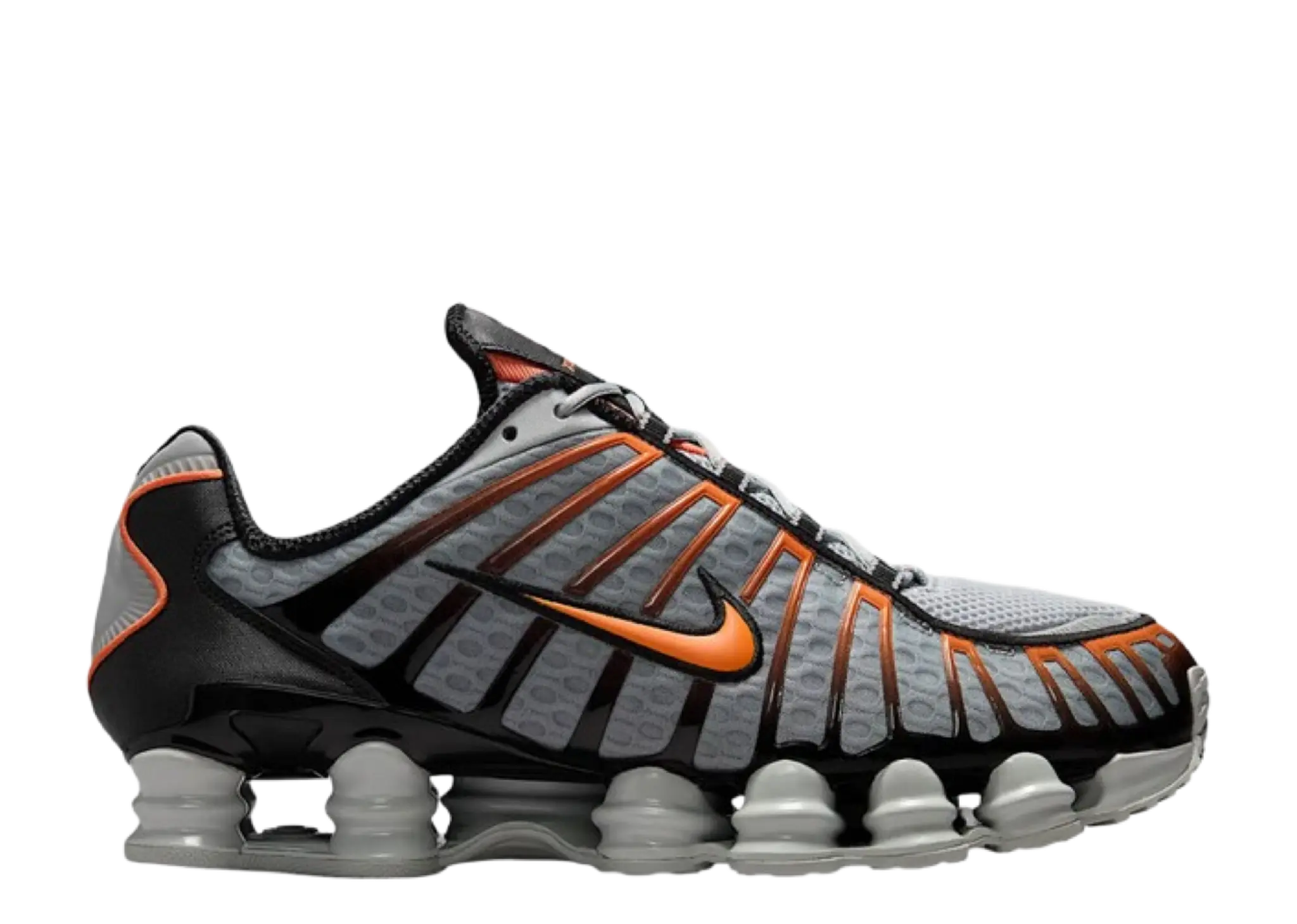 Nike Shox TL Light Smoke Grey Black Bright Mandarin