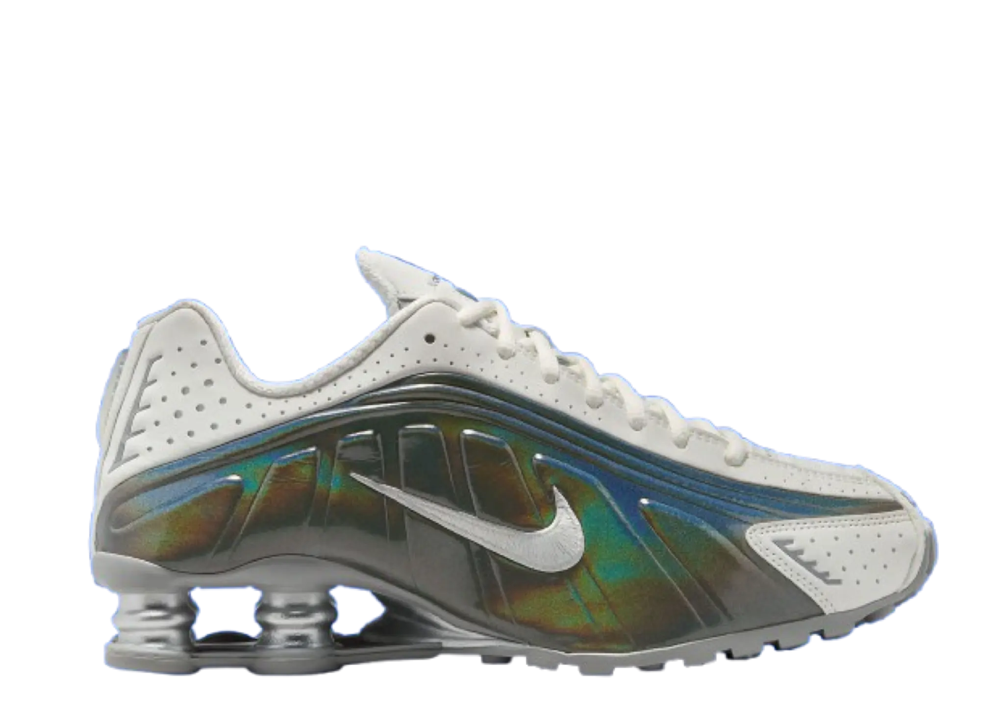 Nike Shox R4 White Iridescent (Women's)