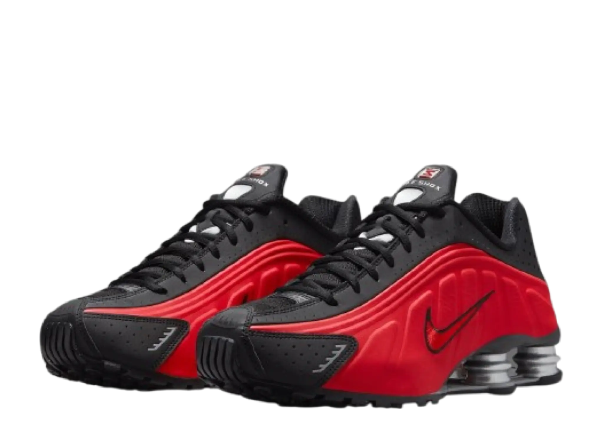 Nike Shox R4 University Red Black Metallic Silver - photo 2