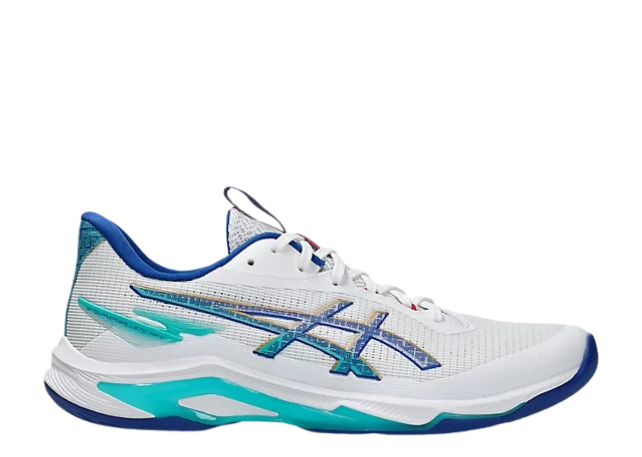 ASICS Netburner Ballistic FF 4 White Asics Blue