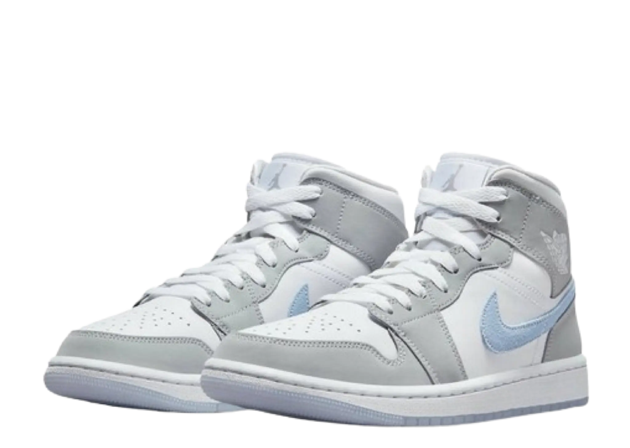 Air Jordan 1 Mid Wolf Grey Aluminum (Women's) - photo 2