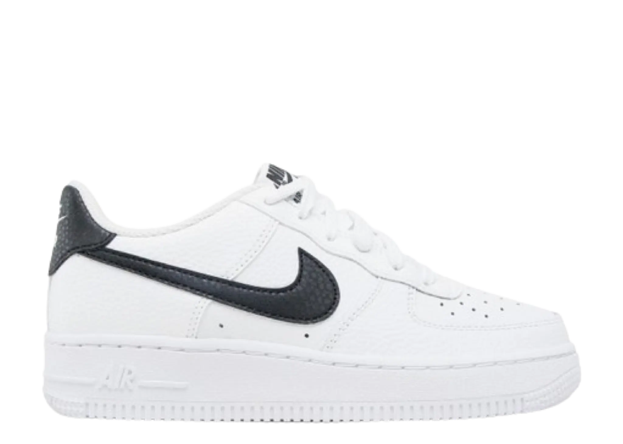 Nike Air Force 1 Low White Black (Grade School)