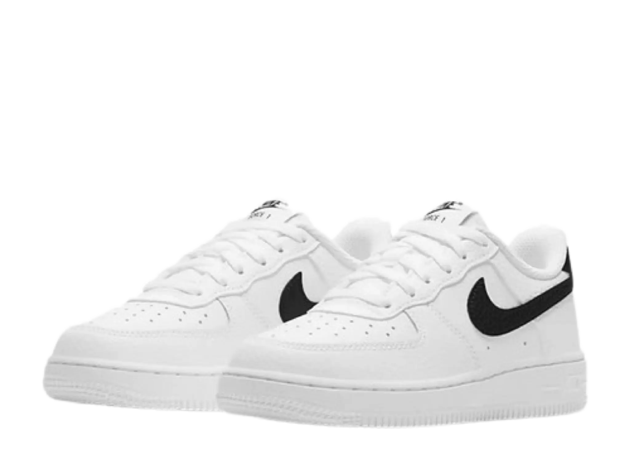 Nike Air Force 1 Low White Black (Grade School) - photo 2