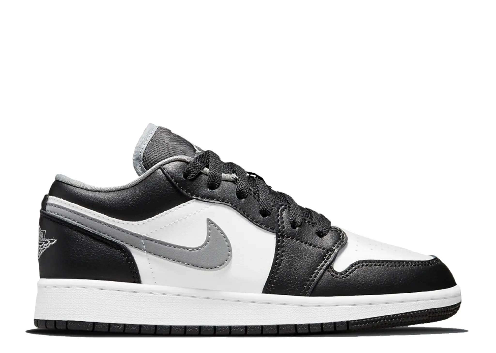 Air Jordan 1 Low Black White Grey (Grade School)