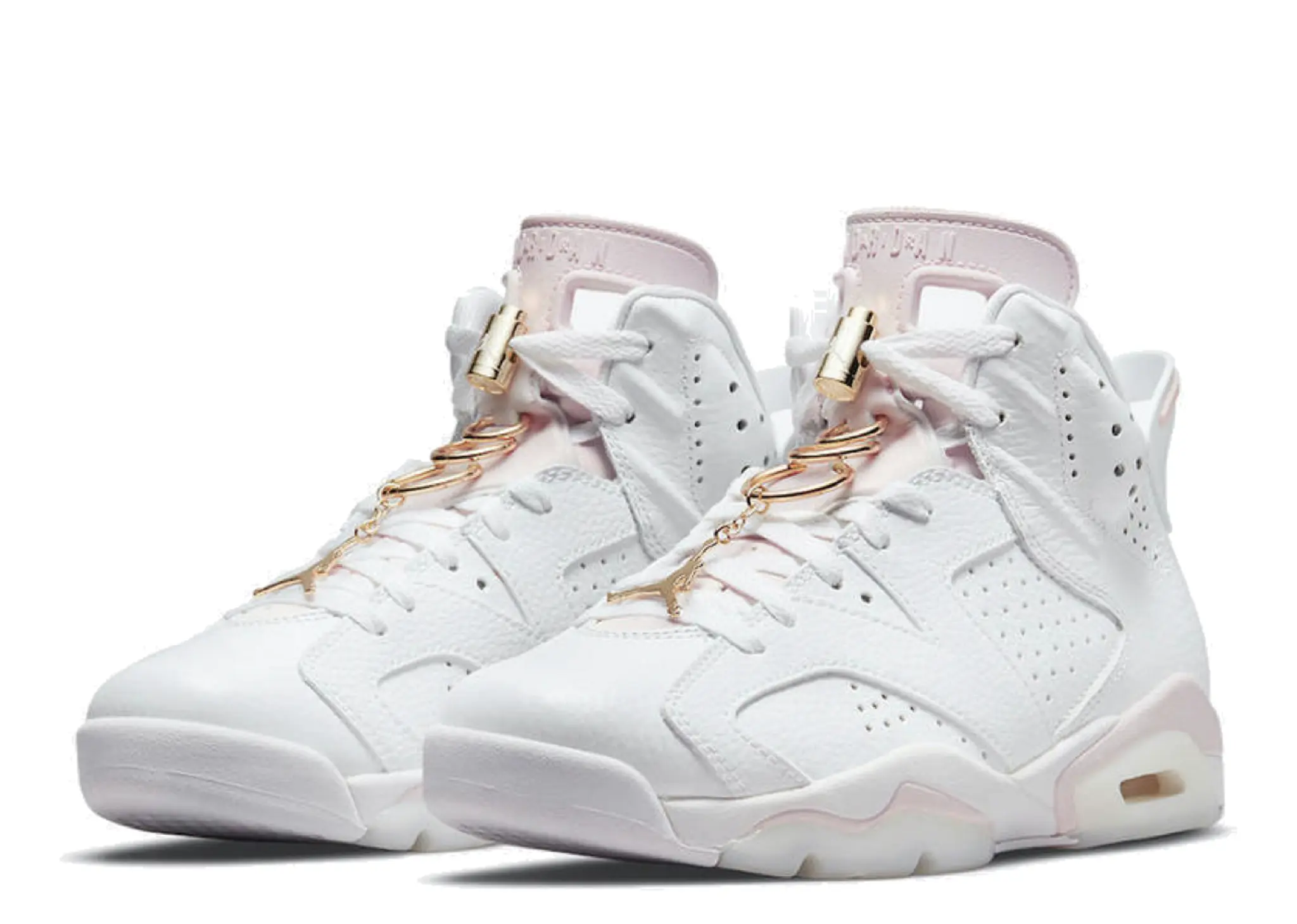 Air Jordan 6 Retro Gold Hoops (Women's) - photo 2