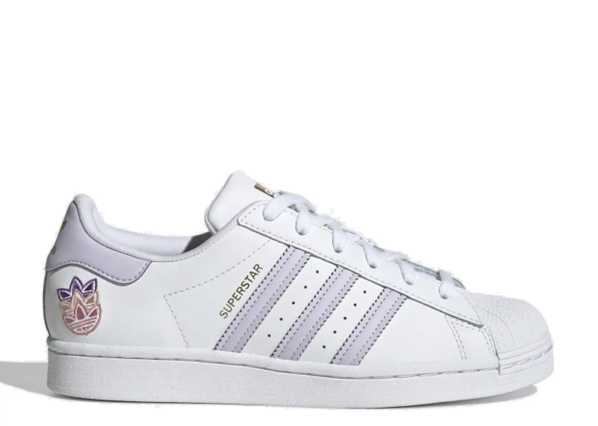 Adidas Superstar Trefoil White Purple Tint (Women's)