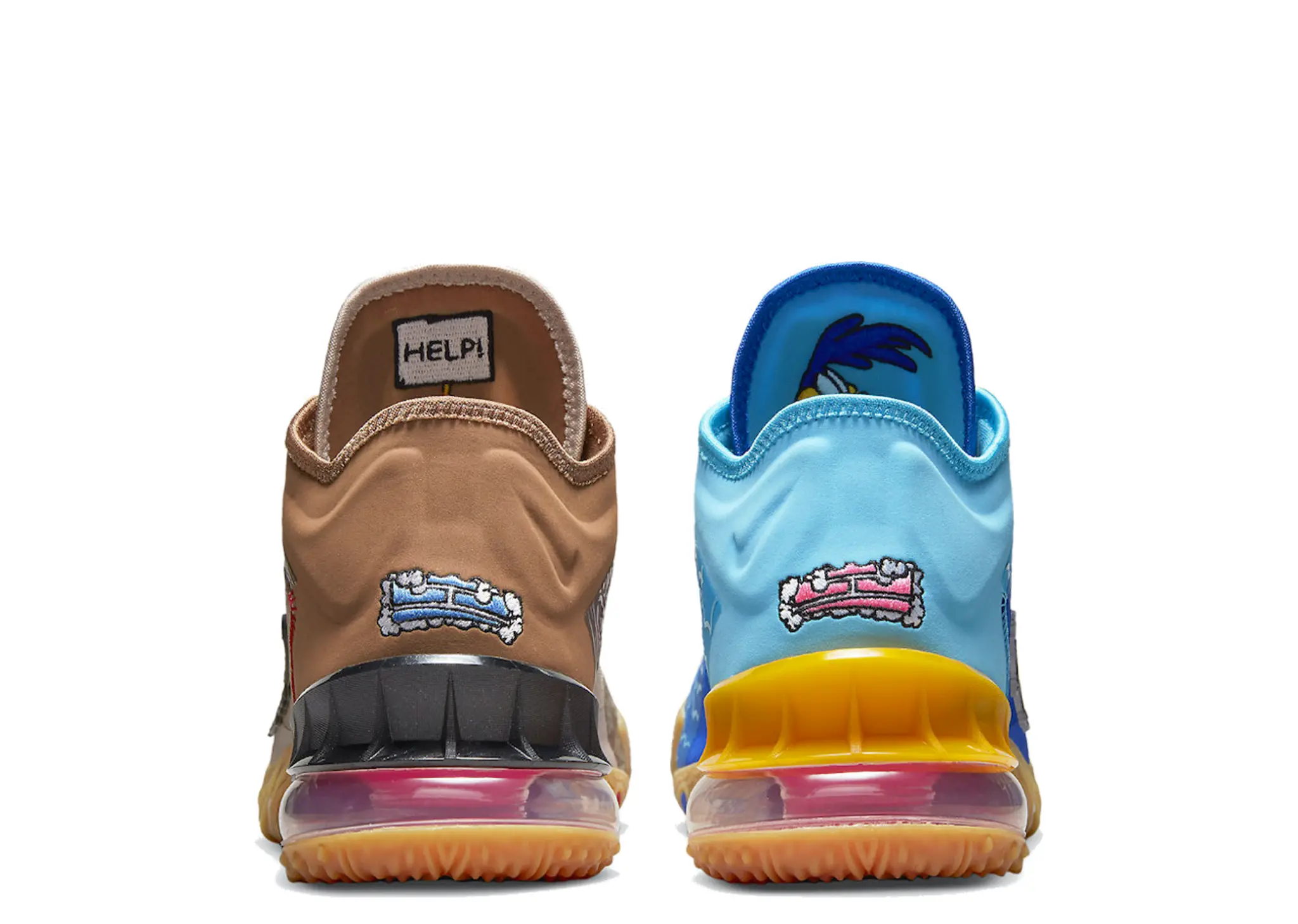 Nike Lebron 18 Low Wile E. vs Roadrunner Space Jam (Grade School) - photo 3