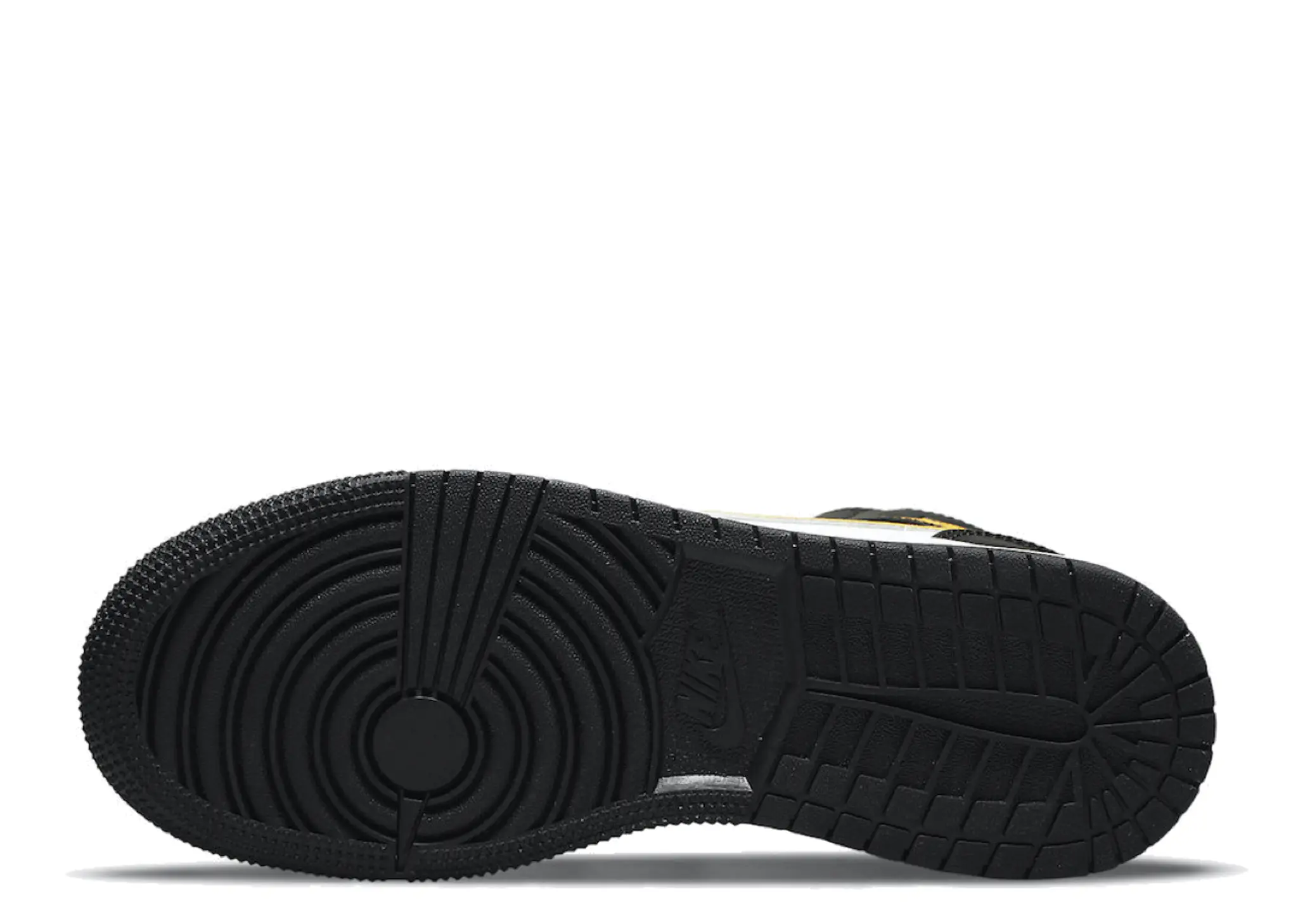 Air Jordan 1 Mid White Pollen Black (Grade School) - photo 4