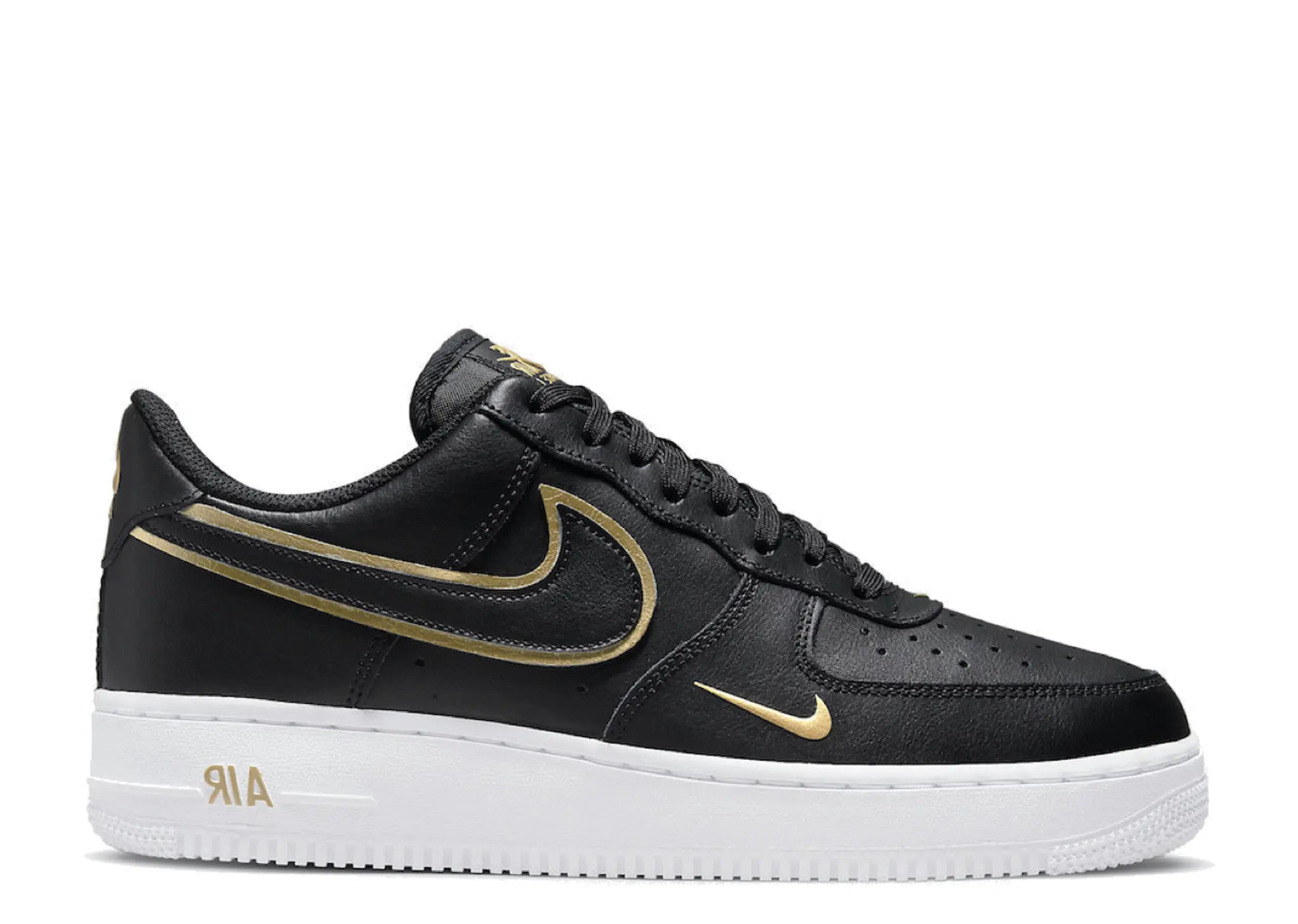 Nike Air Force 1 Low '07 LV8 Black Metallic Gold