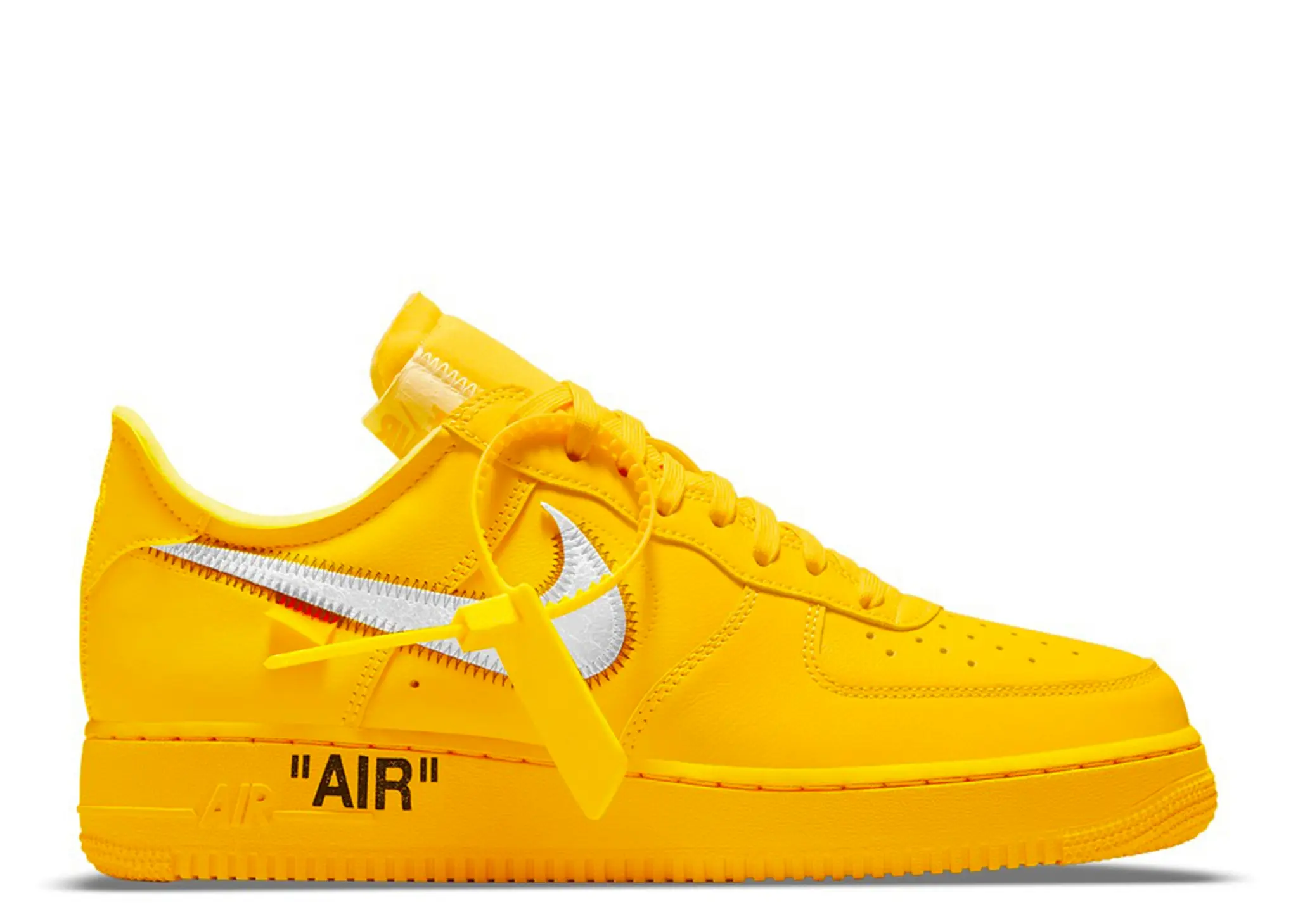 Nike Air Force 1 Low OFF-WHITE University Gold Metallic Silver