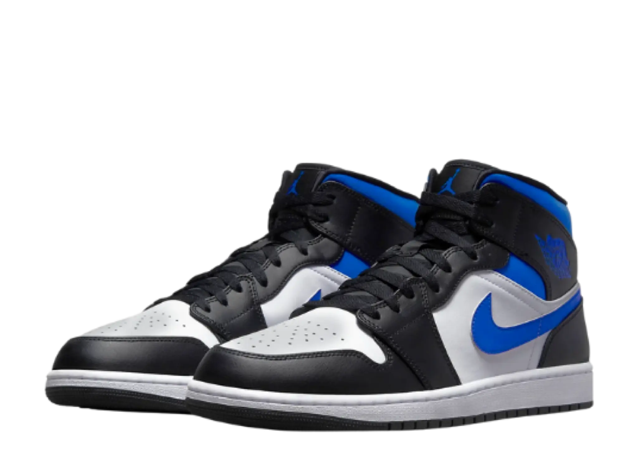Air Jordan 1 Mid White Black Royal - photo 2