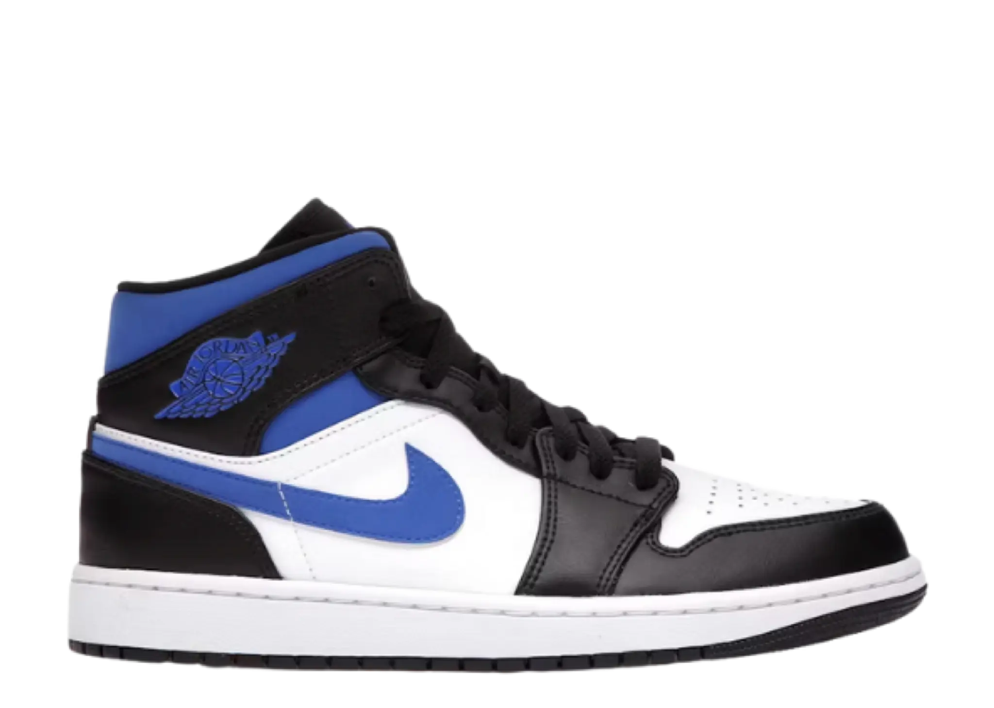 Air Jordan 1 Mid White Black Royal