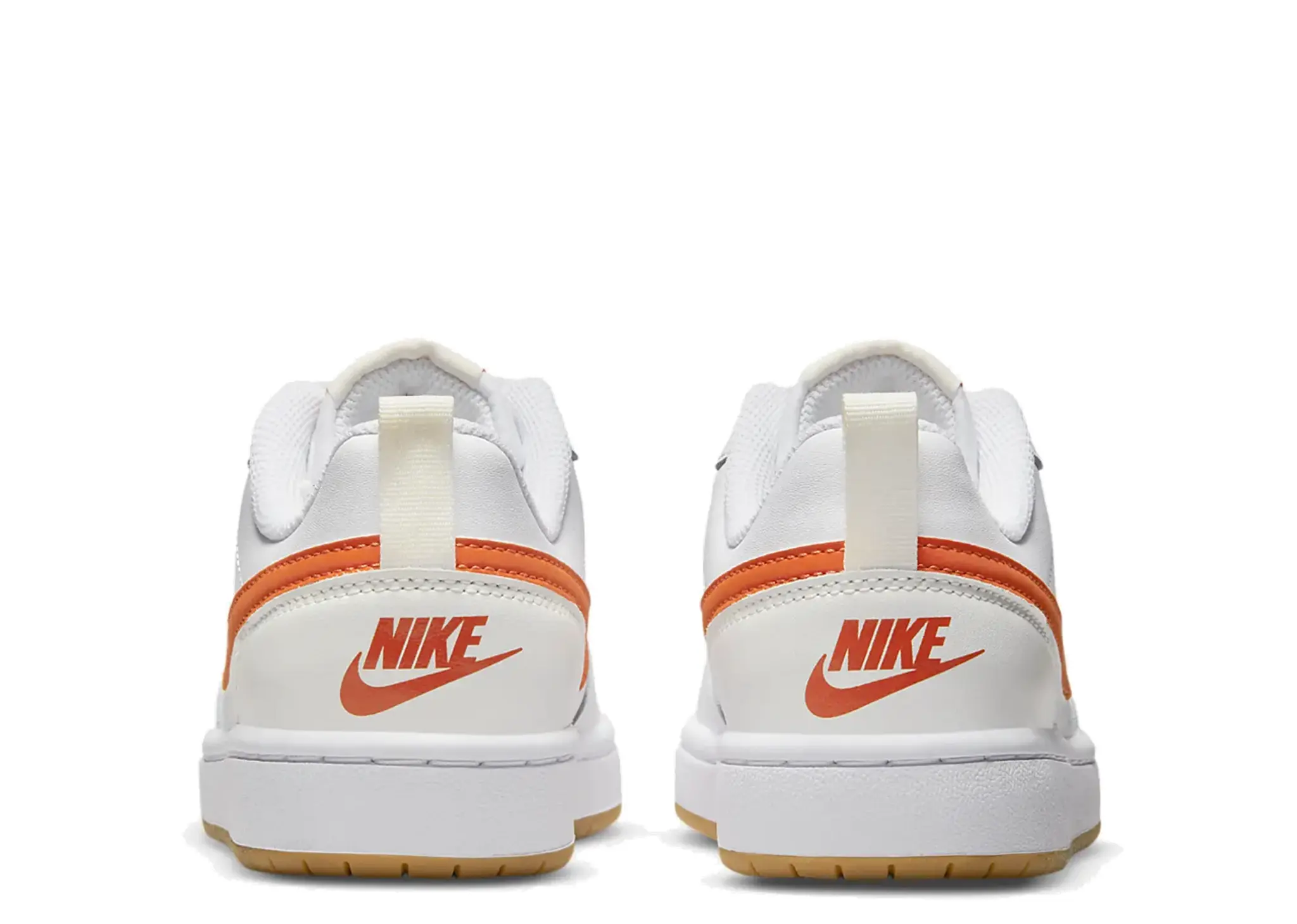 Nike Court Borough Low 2 White Orange (Grade School) - photo 3