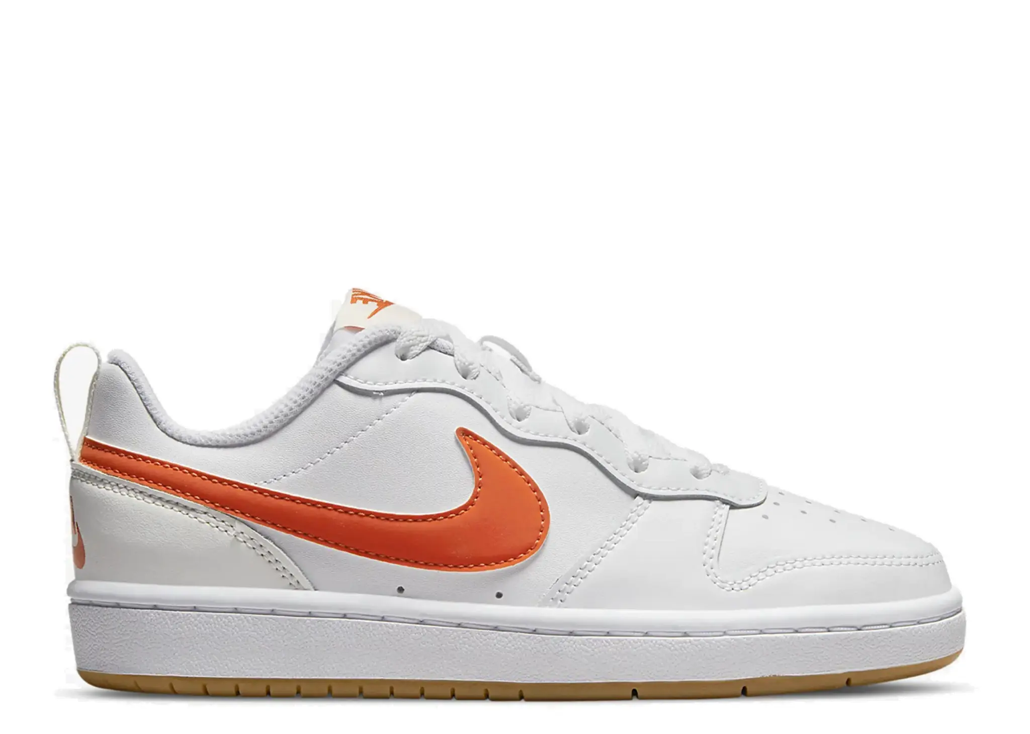 Nike Court Borough Low 2 White Orange (Grade School)