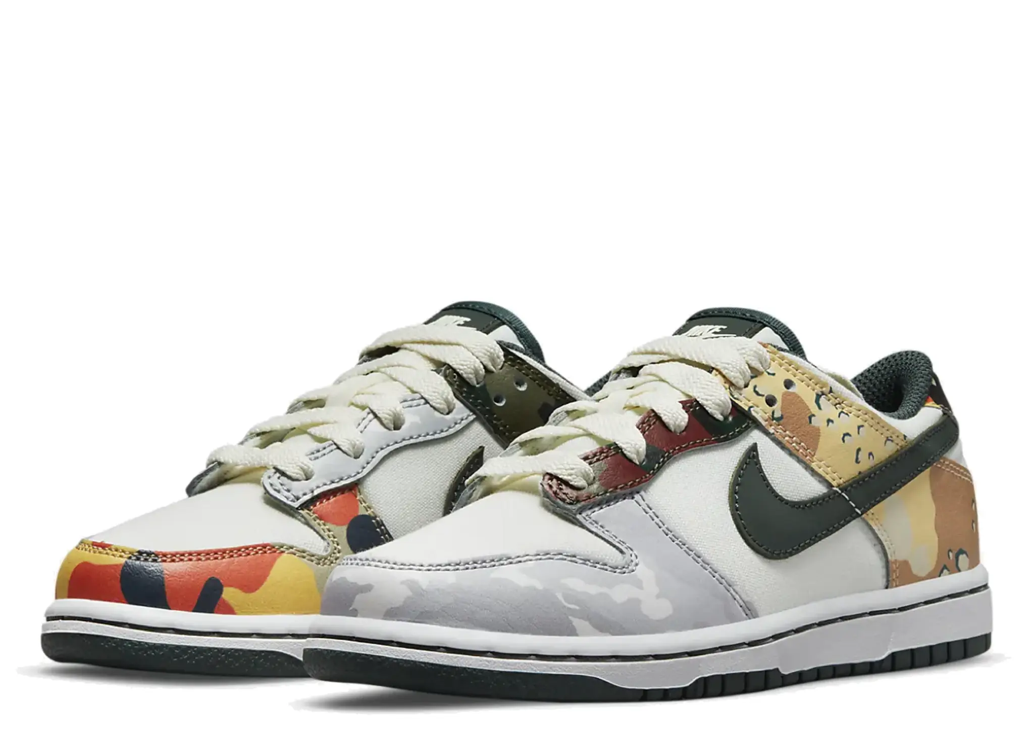 Nike Dunk Low Sail Multi-Camo (Pre-School) - photo 2