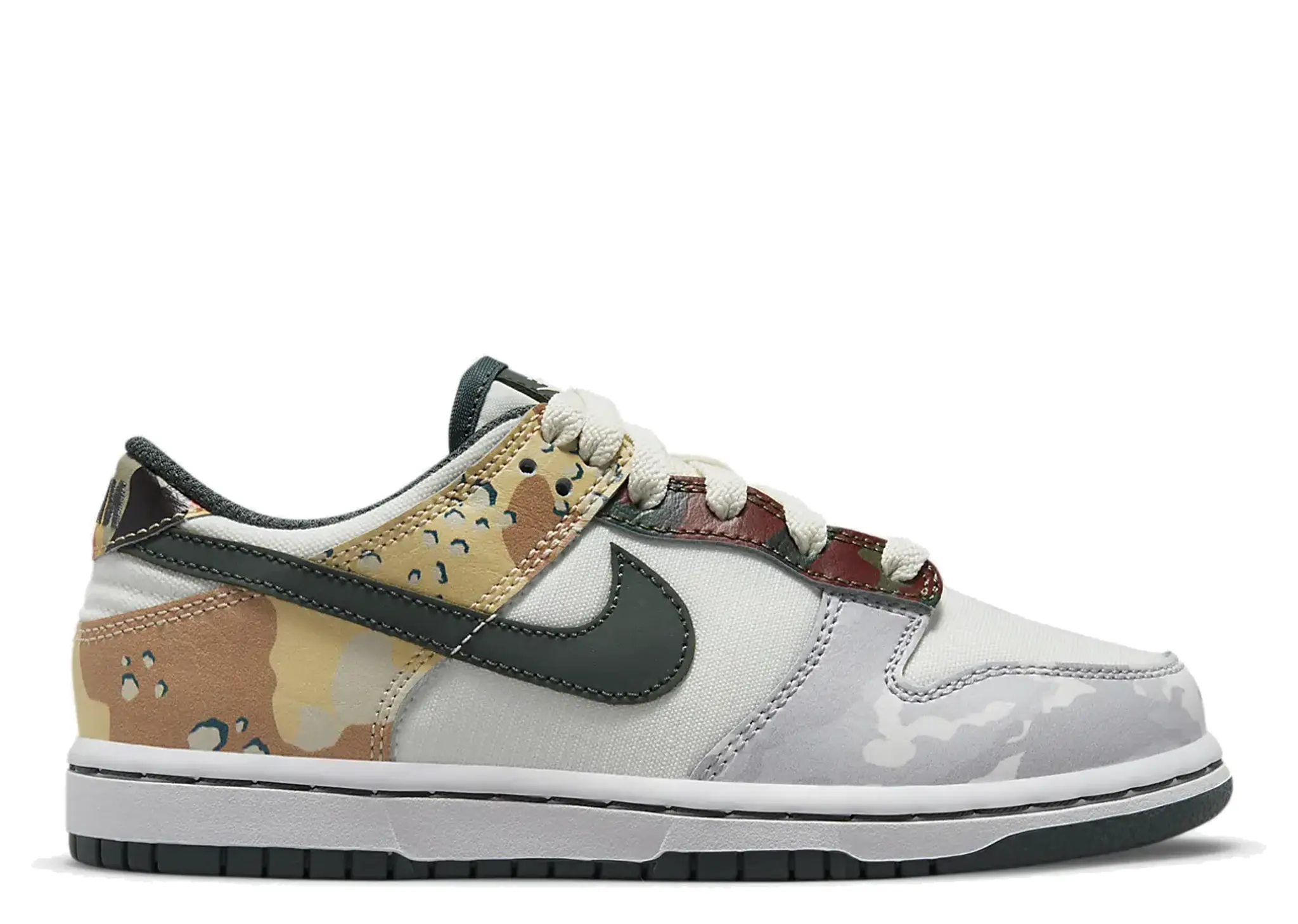Nike Dunk Low Sail Multi-Camo (Pre-School)