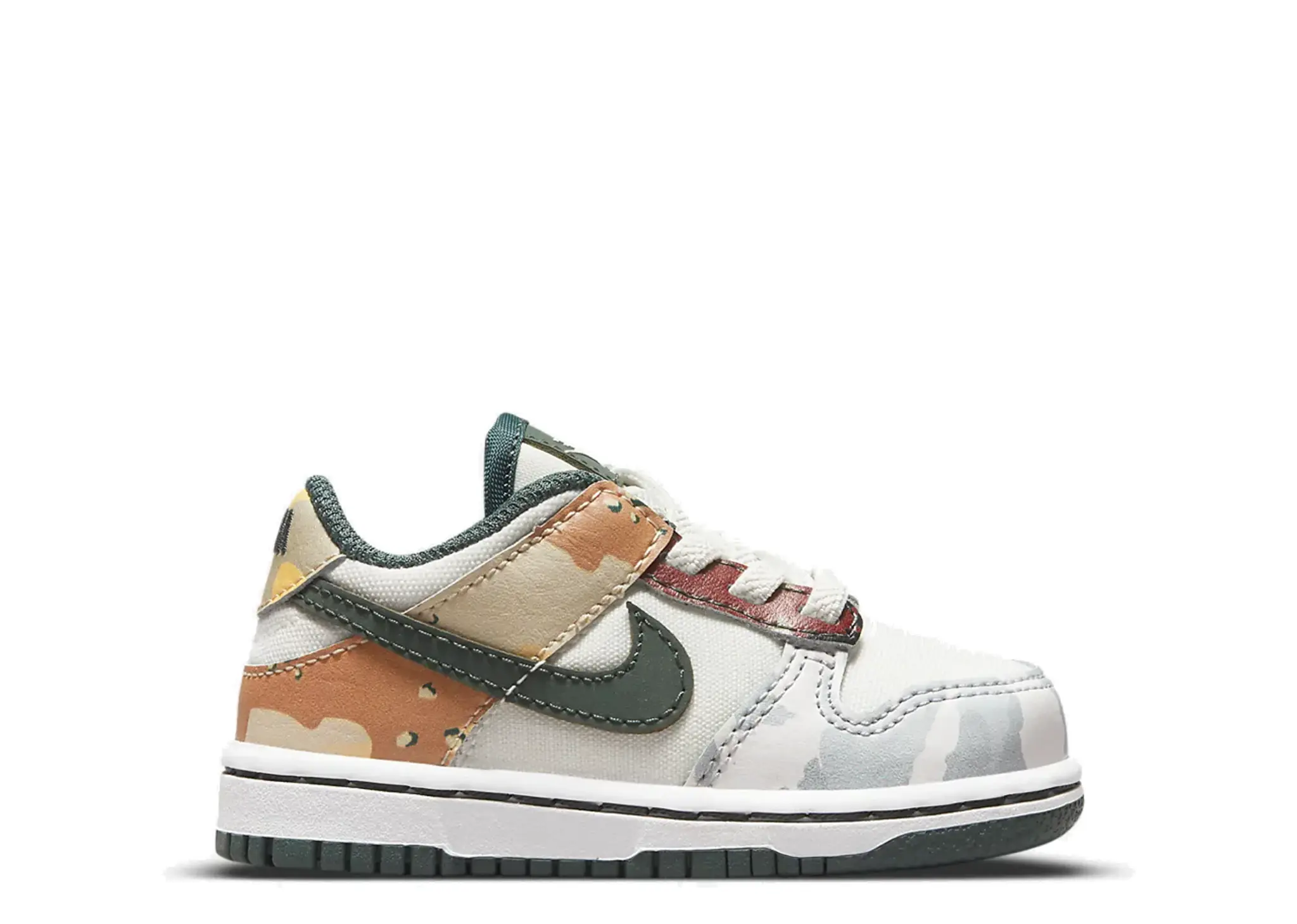 Nike Dunk Low Sail Multi-Camo (Toddler)