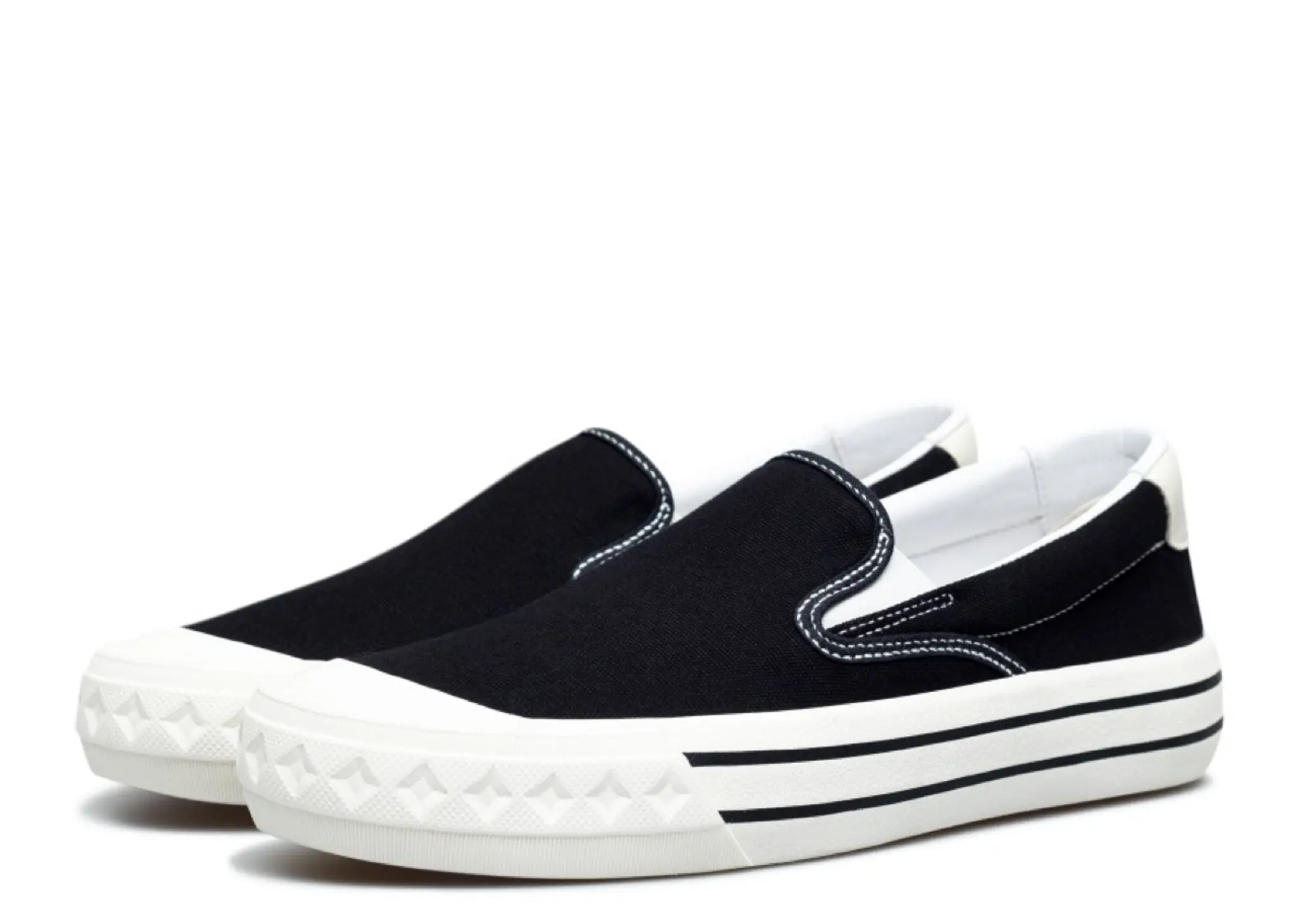 Compass Retrograde Slip On Black White - photo 2