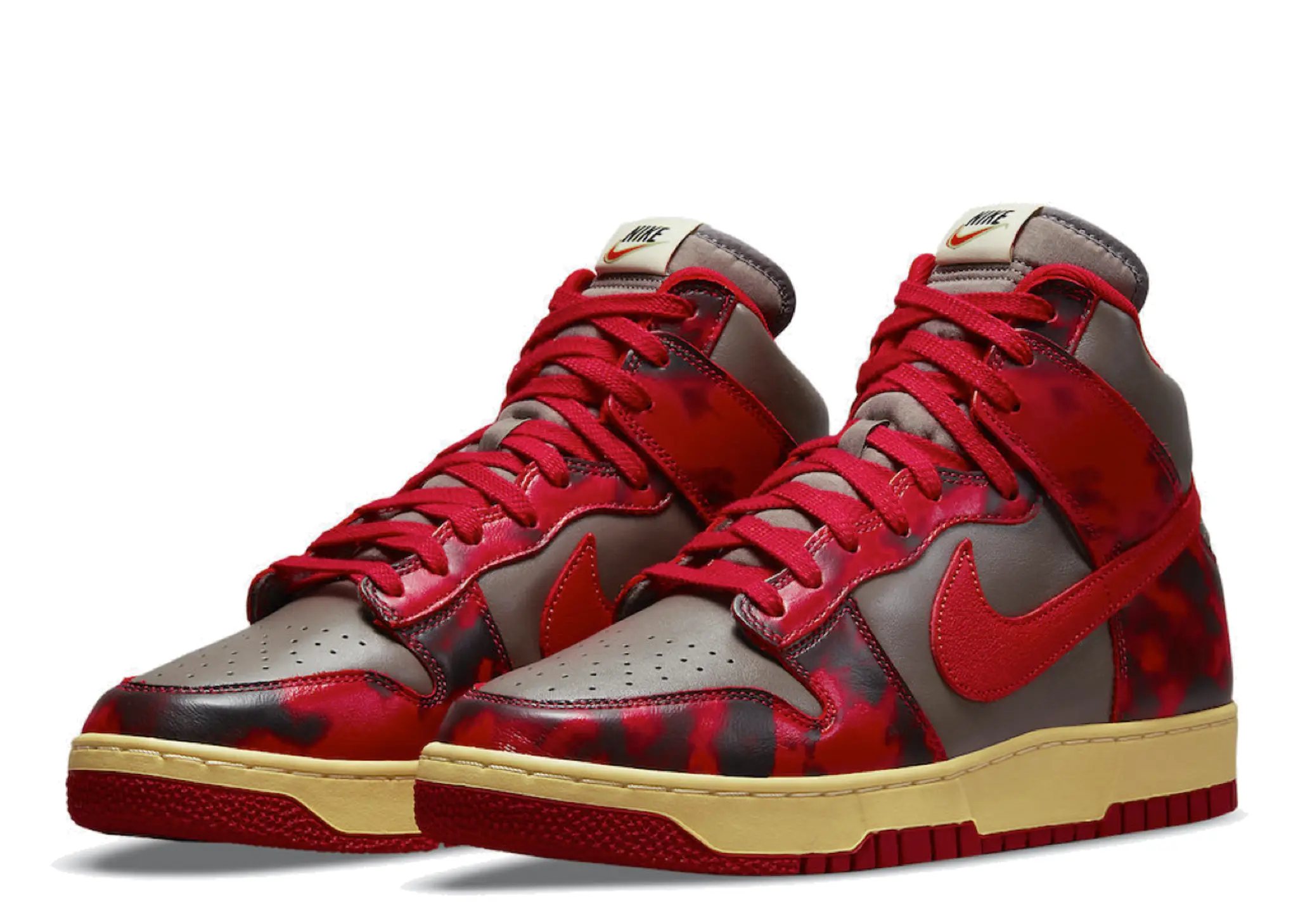 Nike Dunk High 1985 Red Acid Wash - photo 2