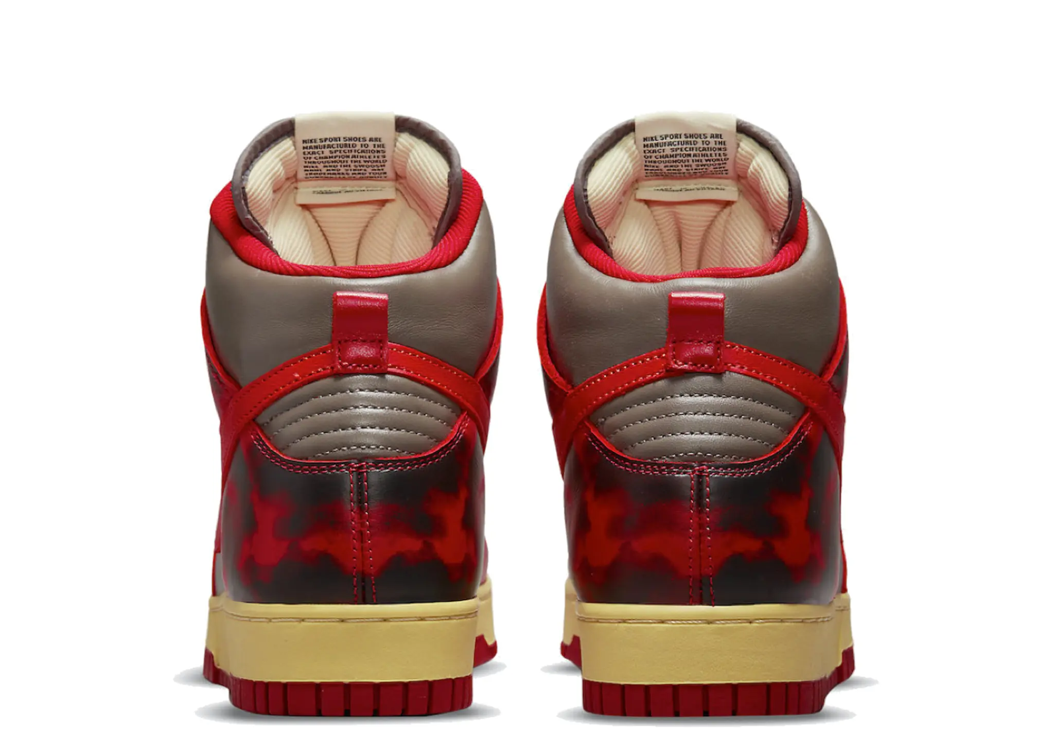 Nike Dunk High 1985 Red Acid Wash - photo 3