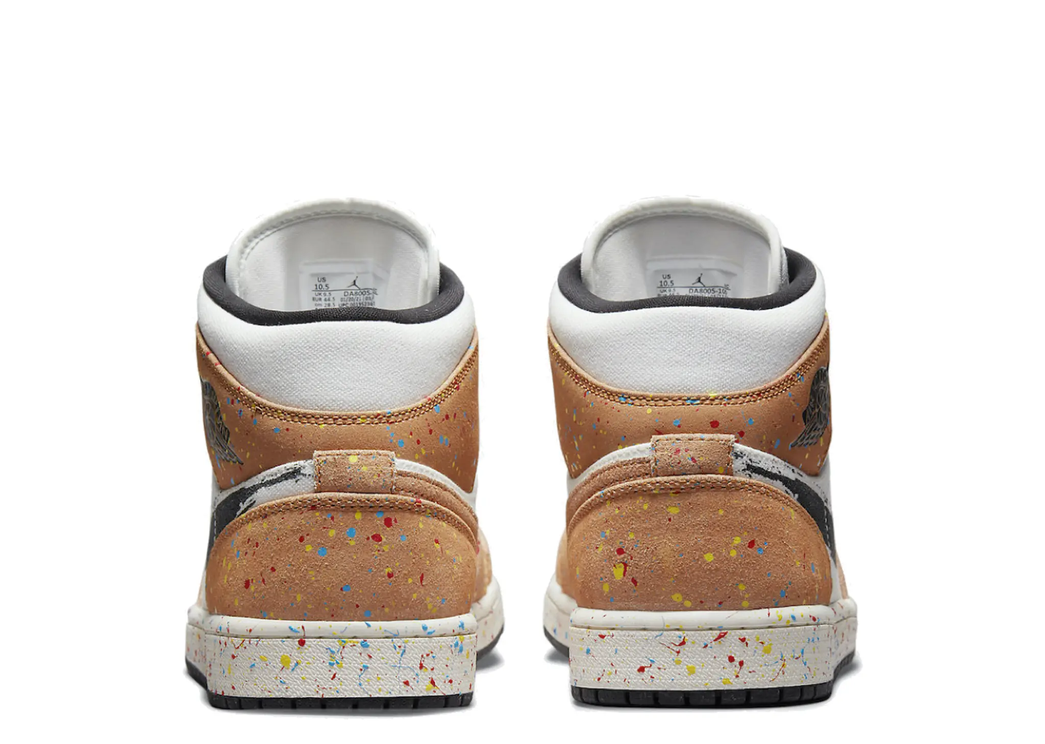 Air Jordan 1 Mid SE Brushstroke - photo 3