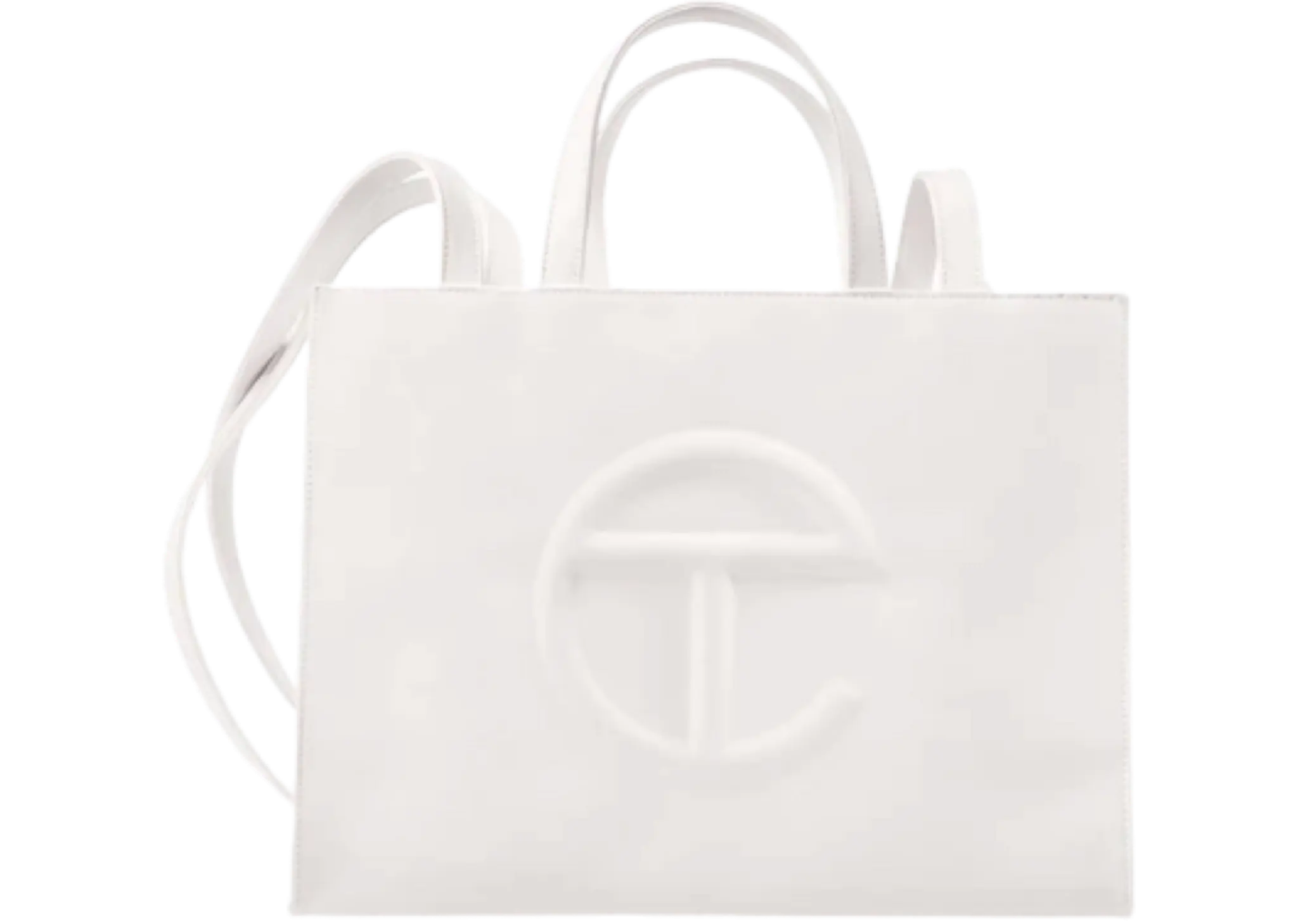 Medium White Shopping Bag