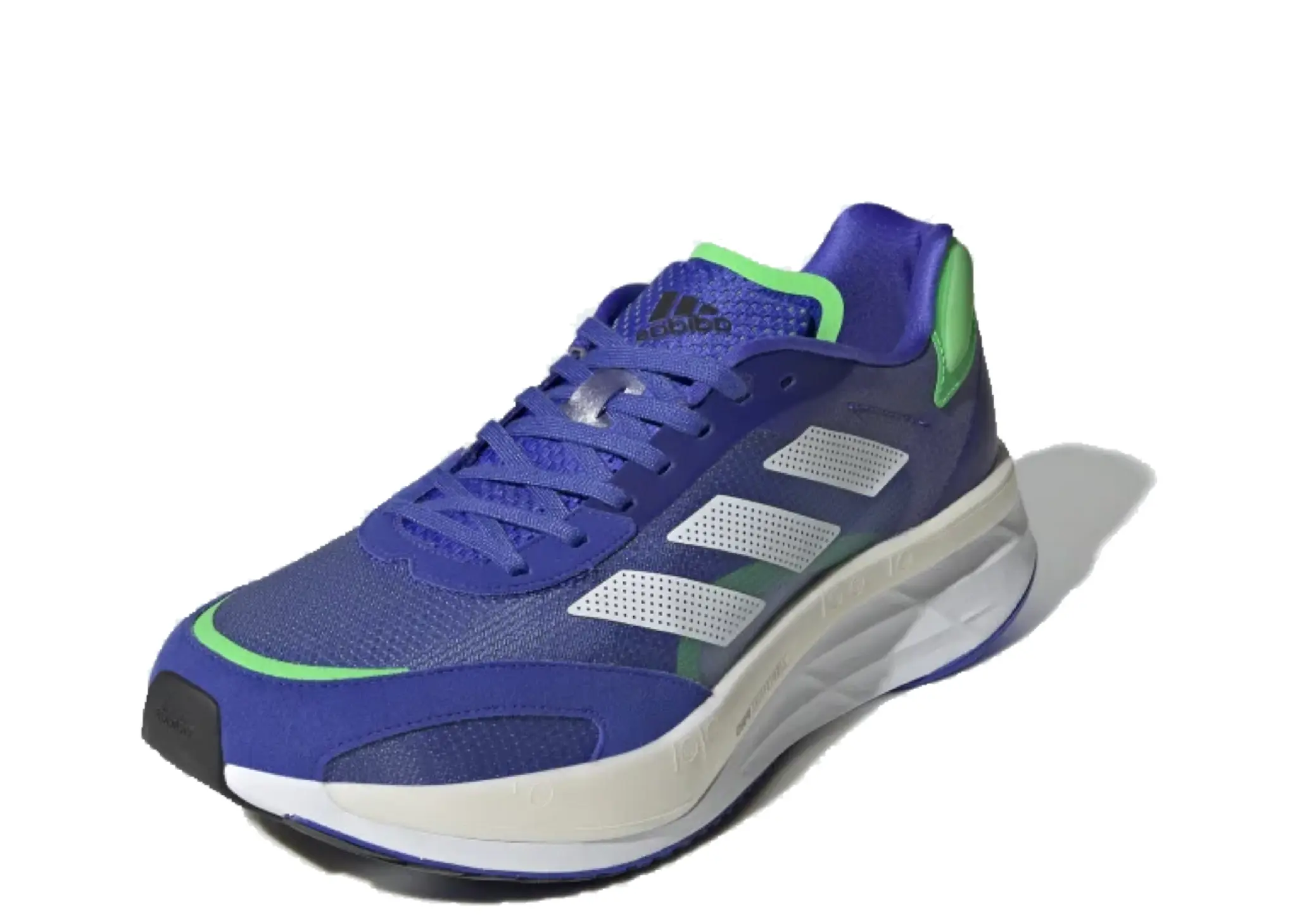 Adidas Adizero Boston 10 Sonic Ink Screaming Green - photo 2
