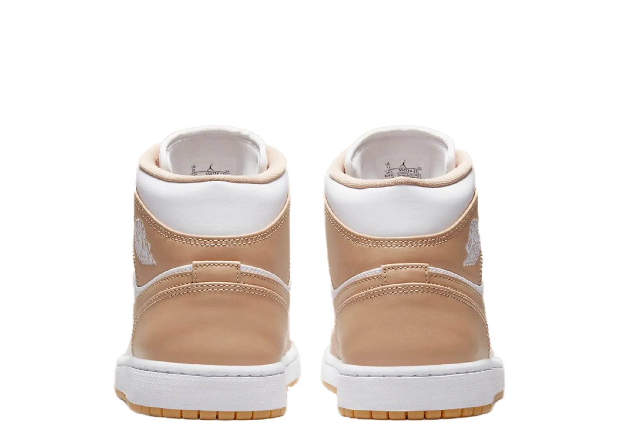 Air Jordan 1 Mid Tan Gum - photo 3