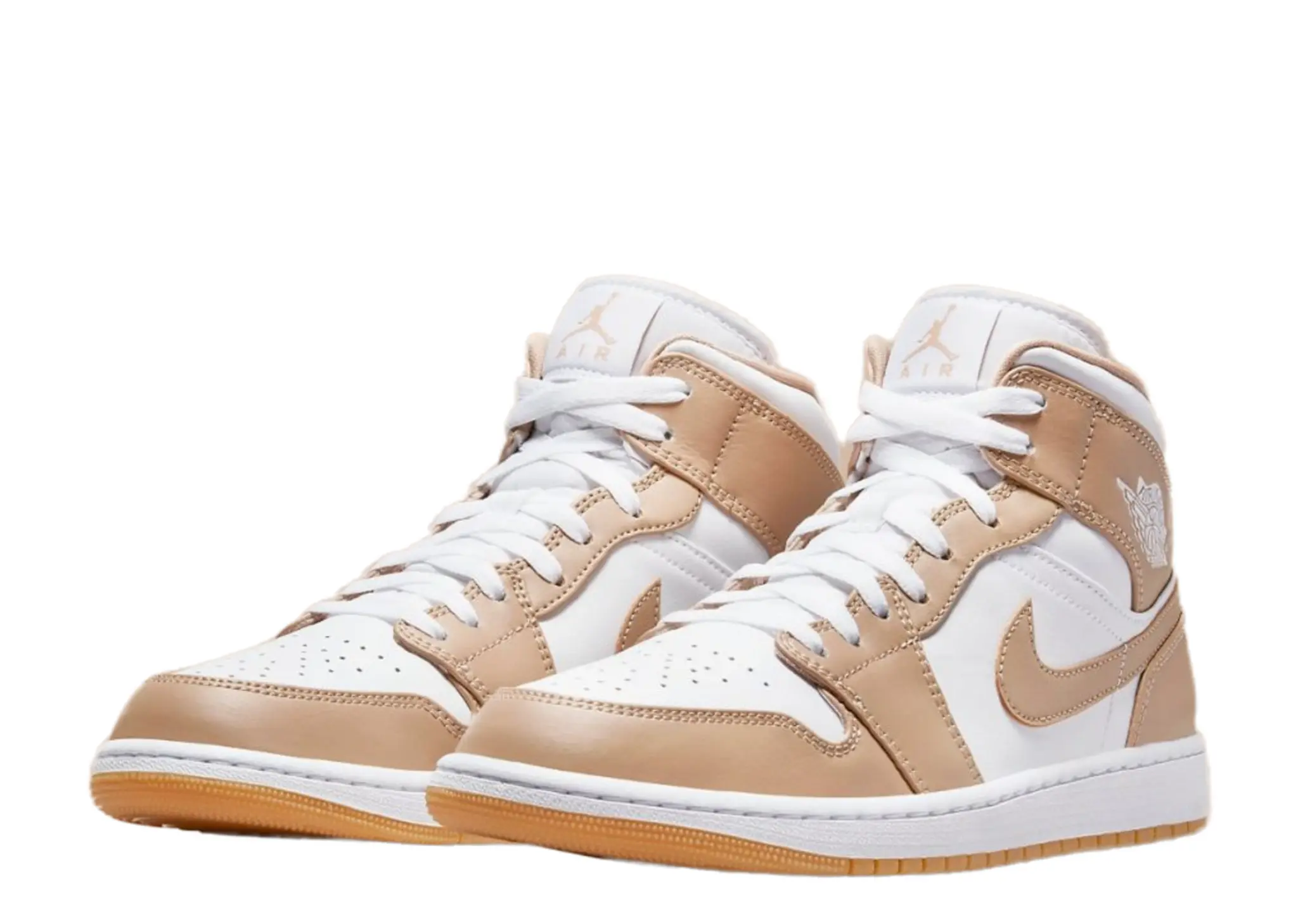 Air Jordan 1 Mid Tan Gum - photo 2