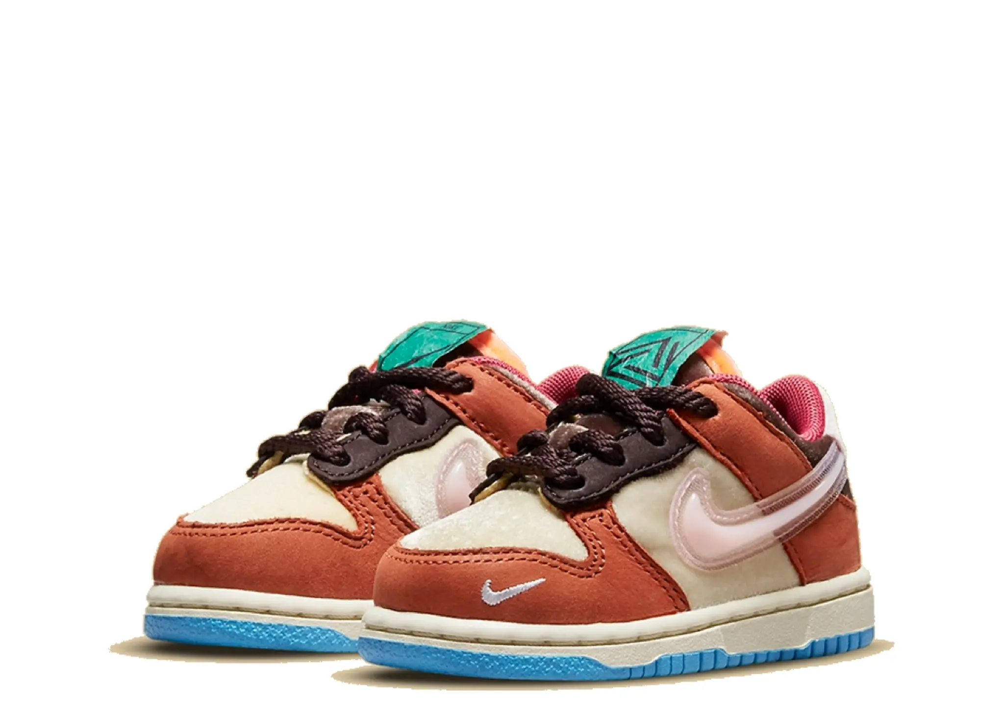Nike Dunk Low Social Status Free Lunch Chocolate Milk (Toddler) - photo 2