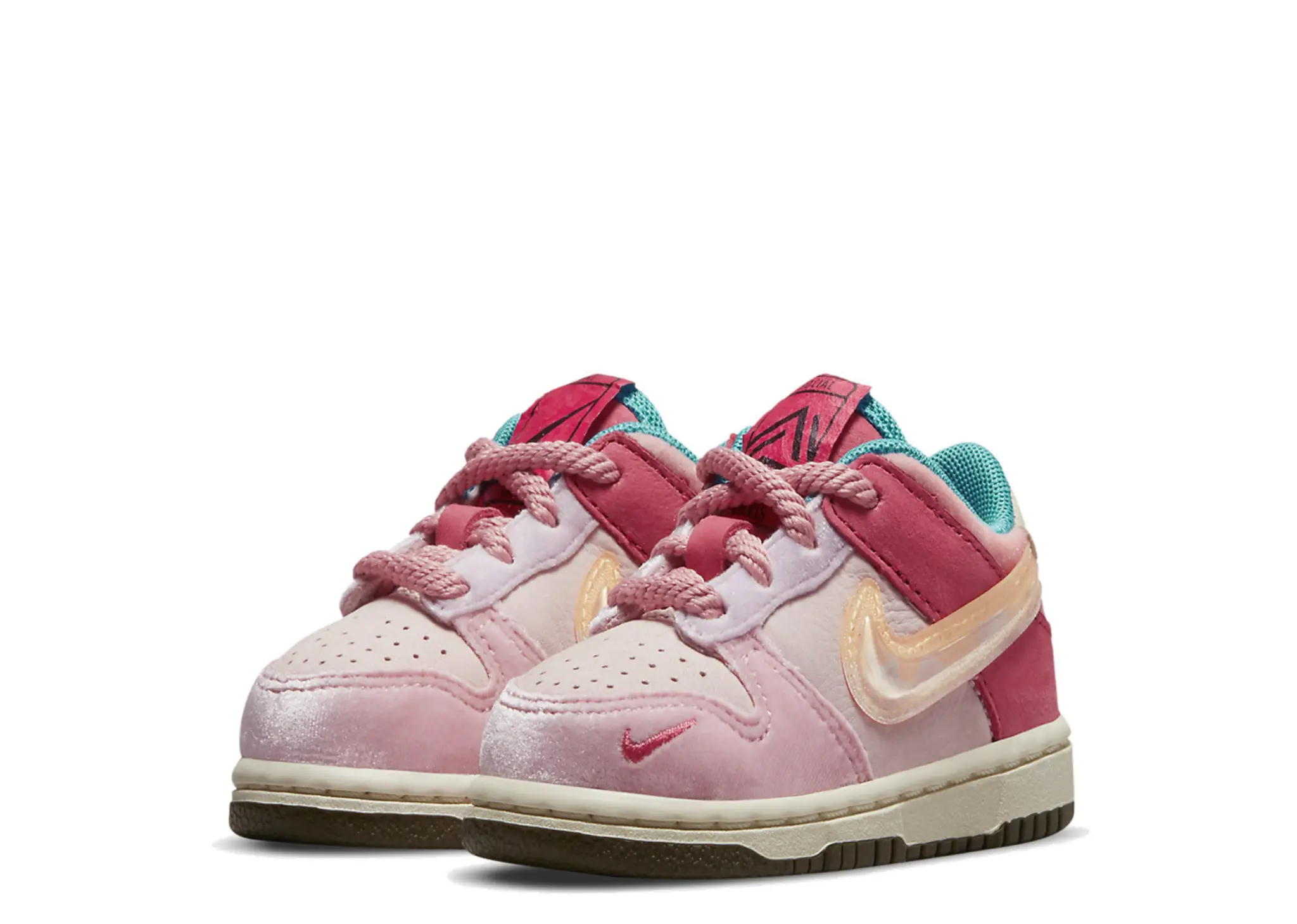 Nike Dunk Low Social Status Free Lunch Strawberry Milk (Toddler) - photo 2