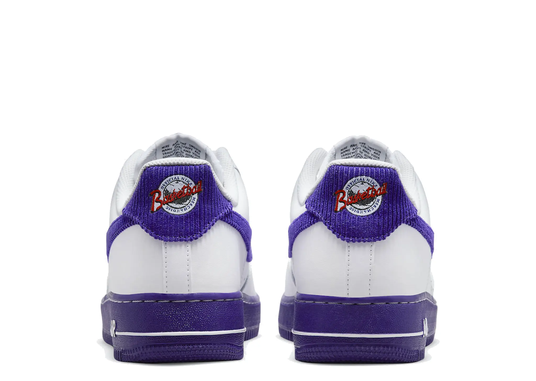 Nike Air Force 1 '07 LV8 EMB White Court Purple - photo 3