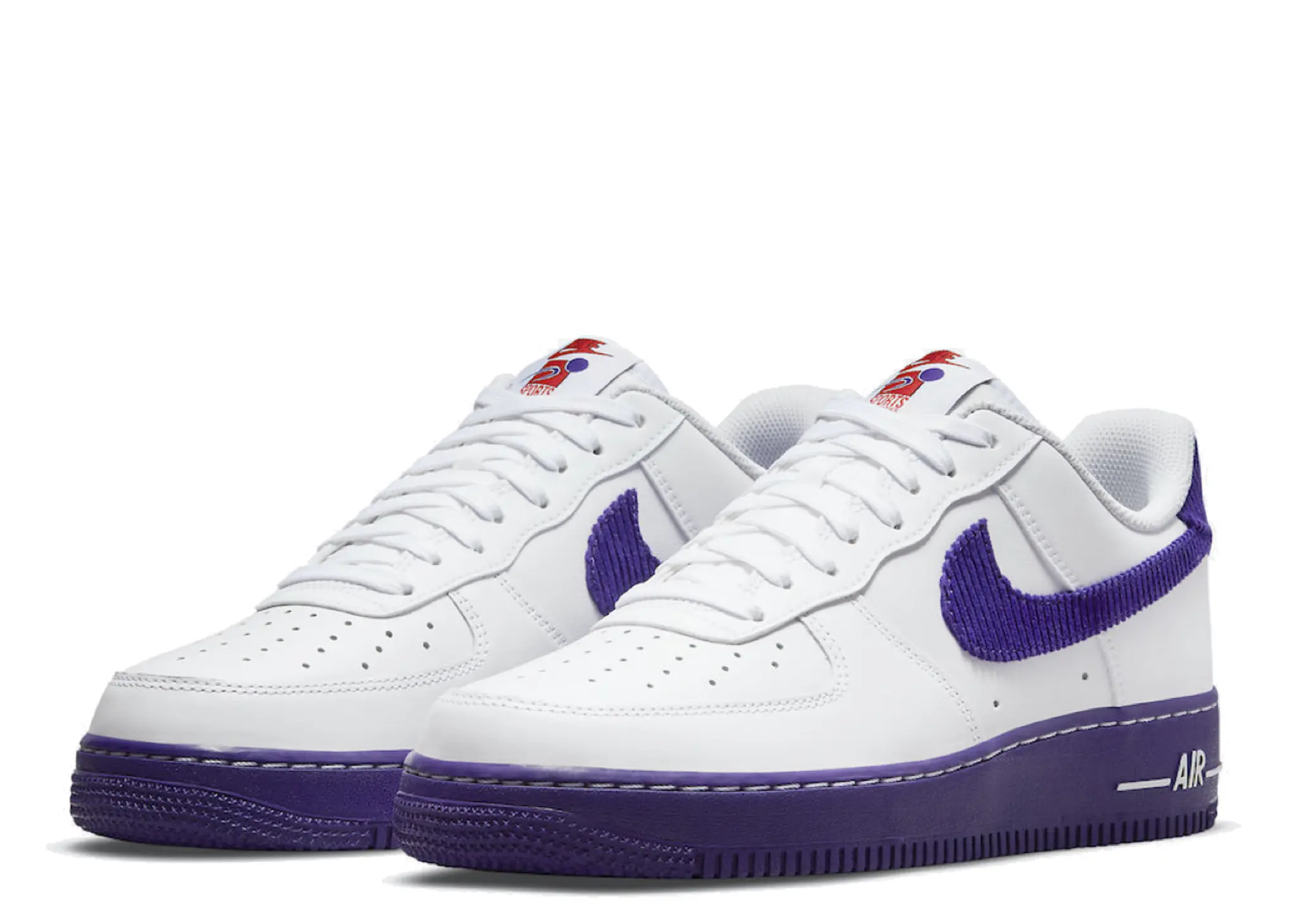 Nike Air Force 1 '07 LV8 EMB White Court Purple - photo 2