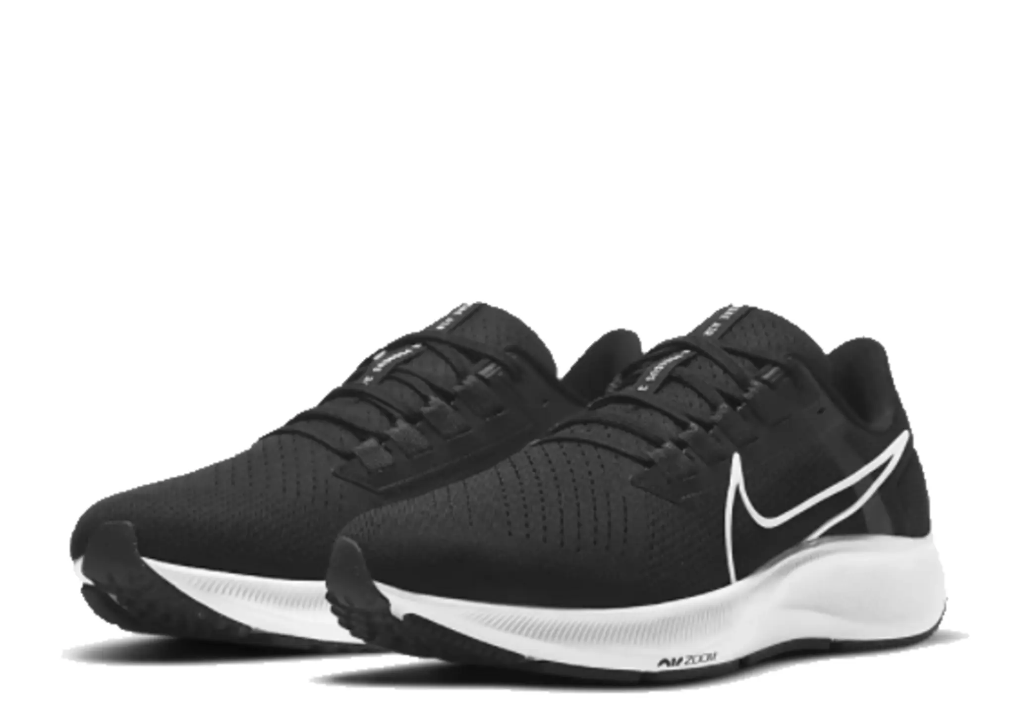 Nike Air Zoom Pegasus 38 Black White - photo 2