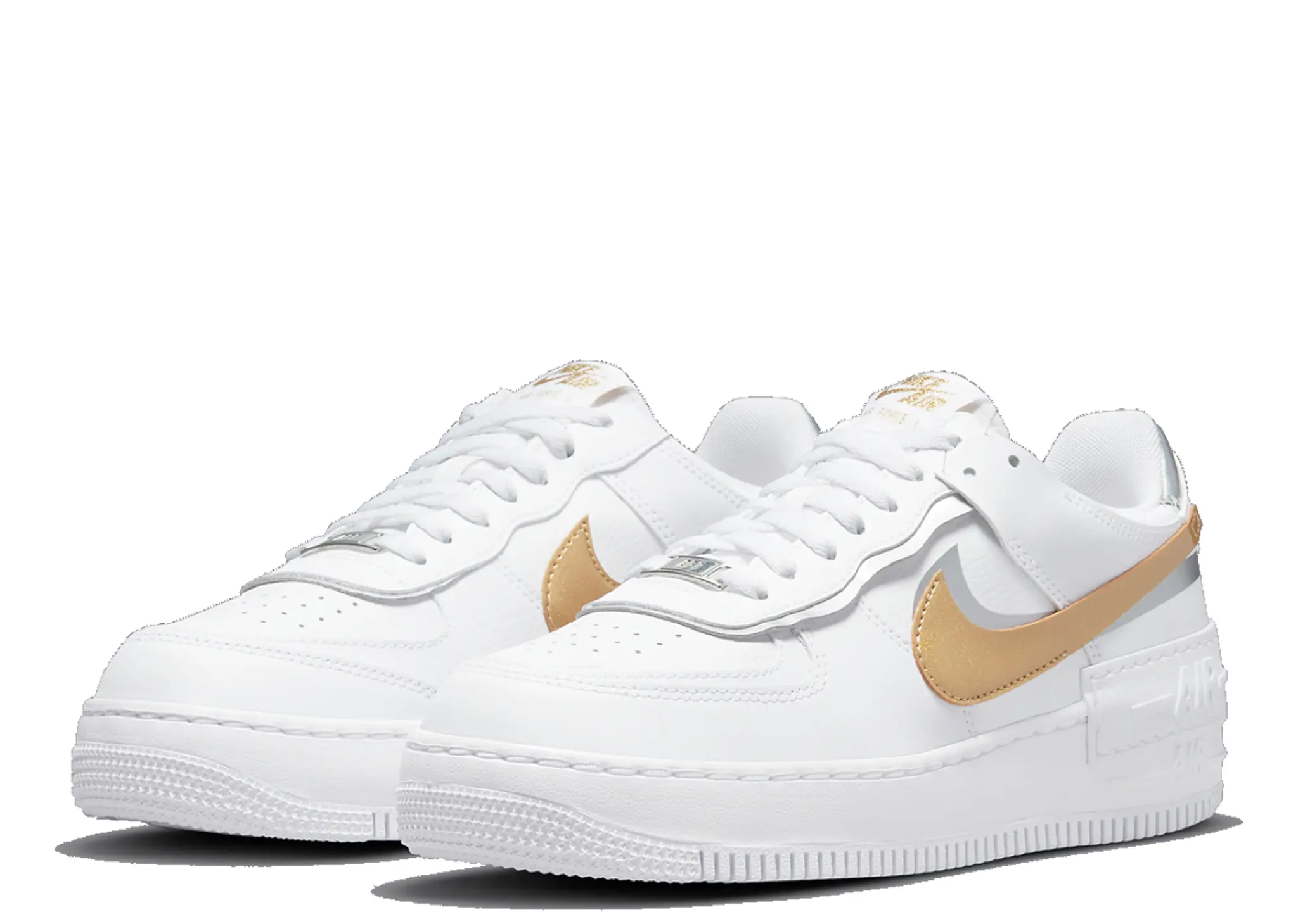 Nike Air Force 1 Shadow White Gold (Women's) - photo 2