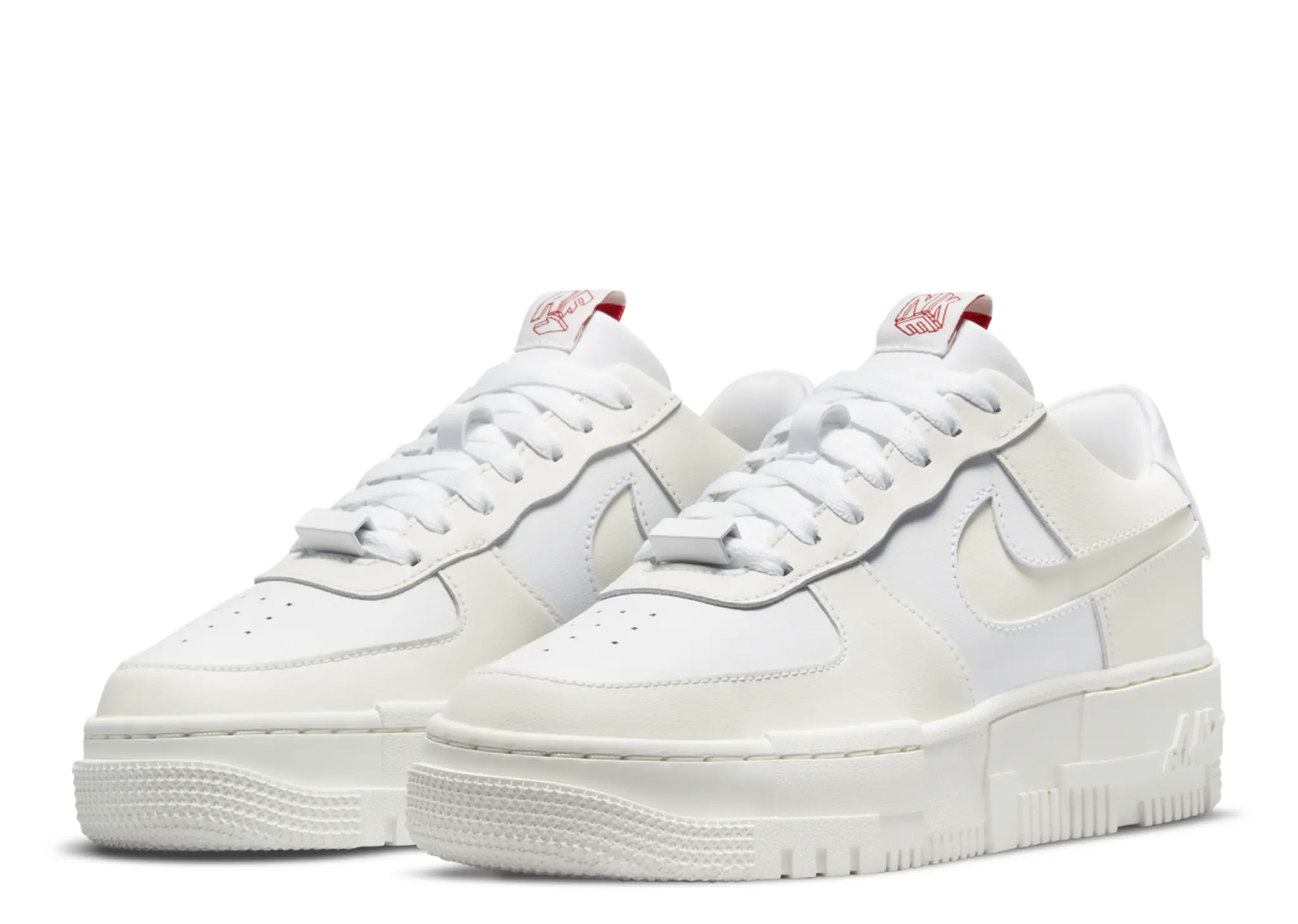 Nike Air Force 1 Pixel Summit White Red (Women's) - photo 2