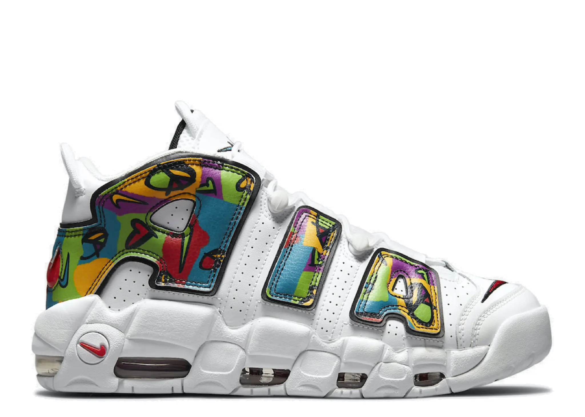 Nike Air More Uptempo Peace, Love, Swoosh
