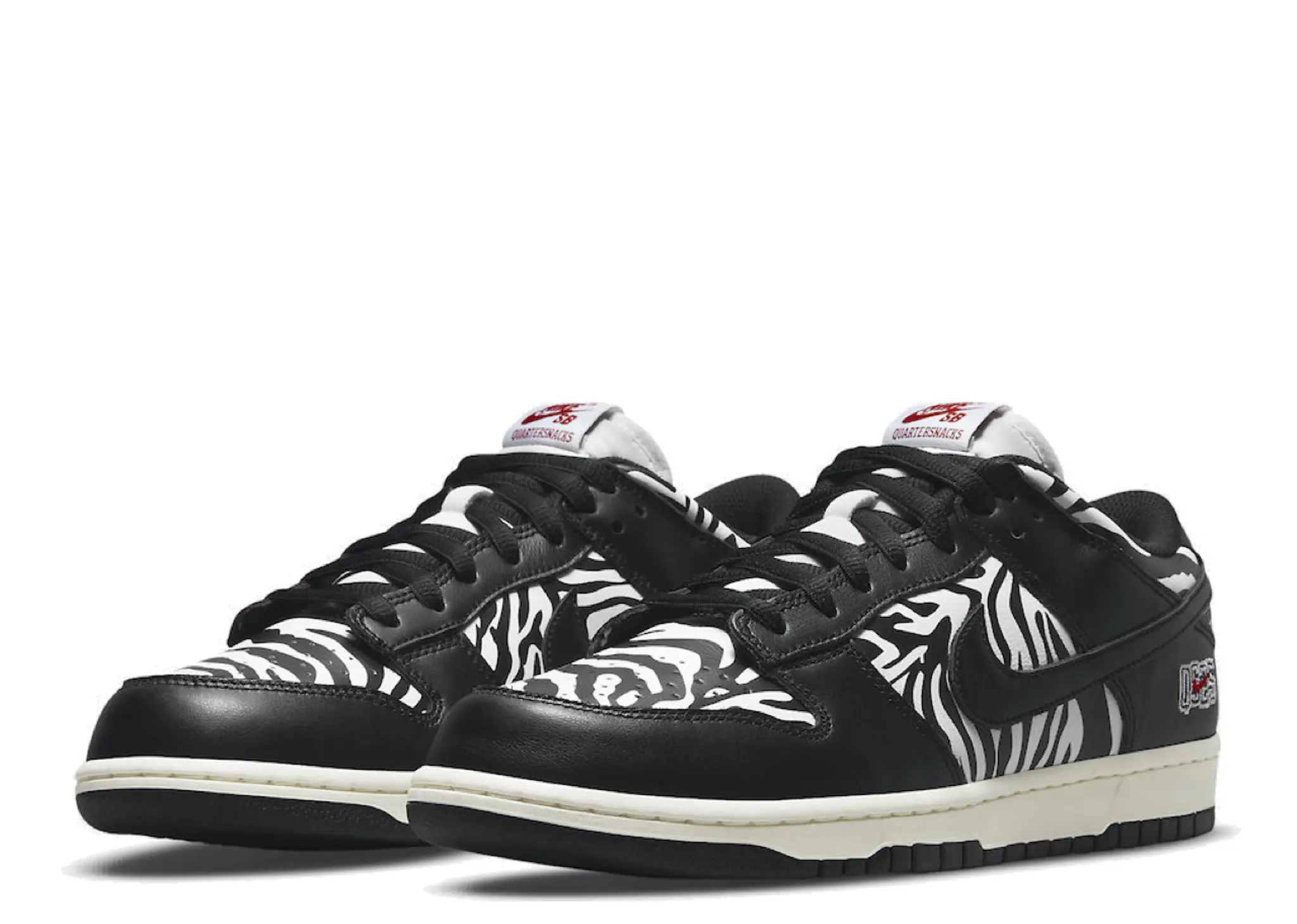 Nike SB Dunk Low OG QS Quartersnacks Zebra - photo 2