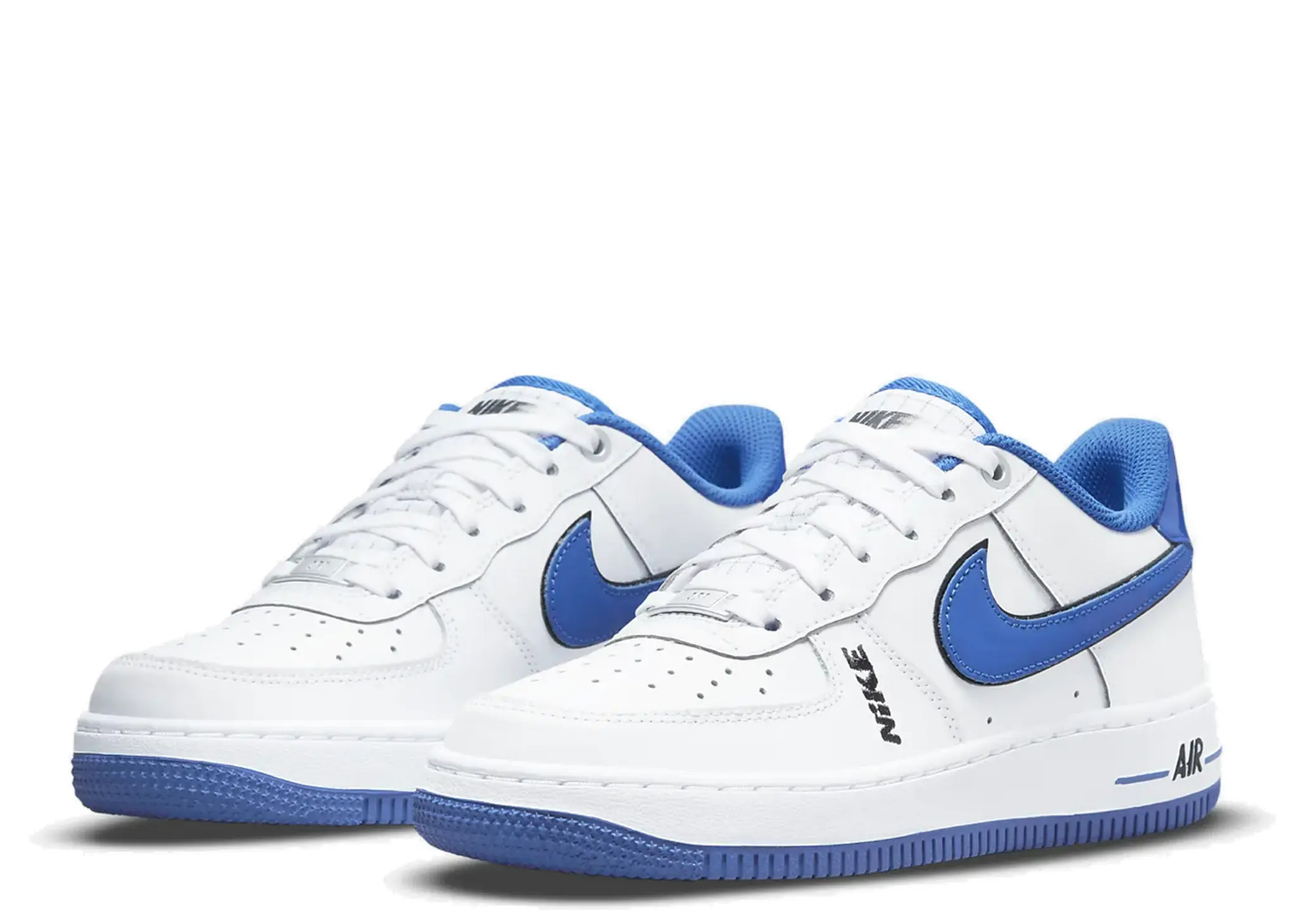 Nike Air Force 1 LV8 White Game Royal (Grade School) - photo 2